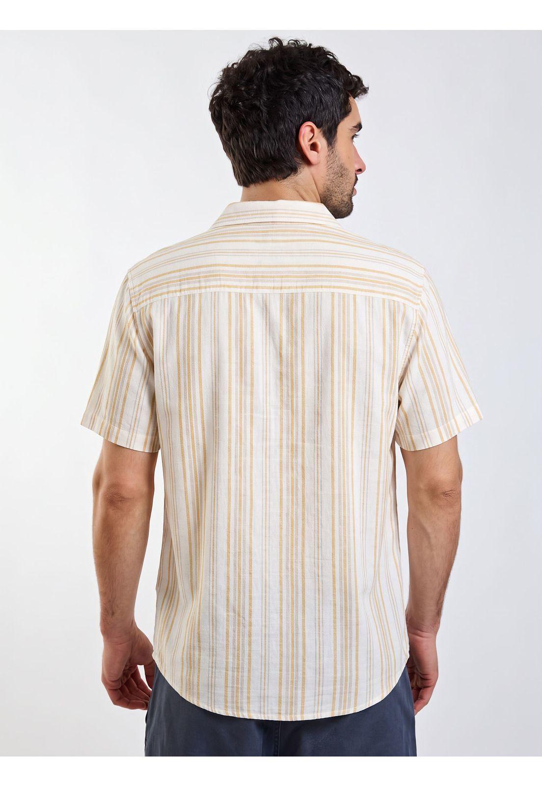 Camisa MC Nalu Beige Hombre Maui and Sons-1