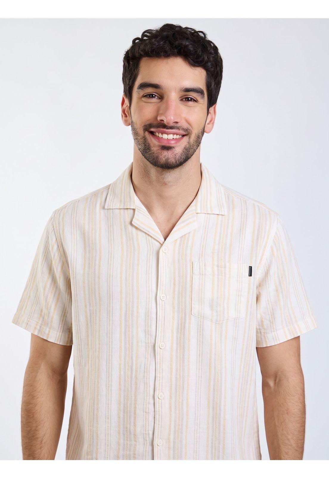 Camisa MC Nalu Beige Hombre Maui and Sons-2