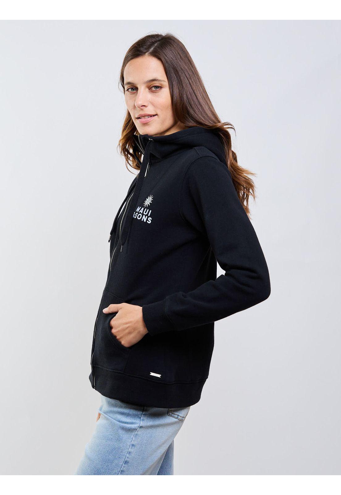 Poleron FZ Bora Bora Negro Mujer Maui And Sons-2