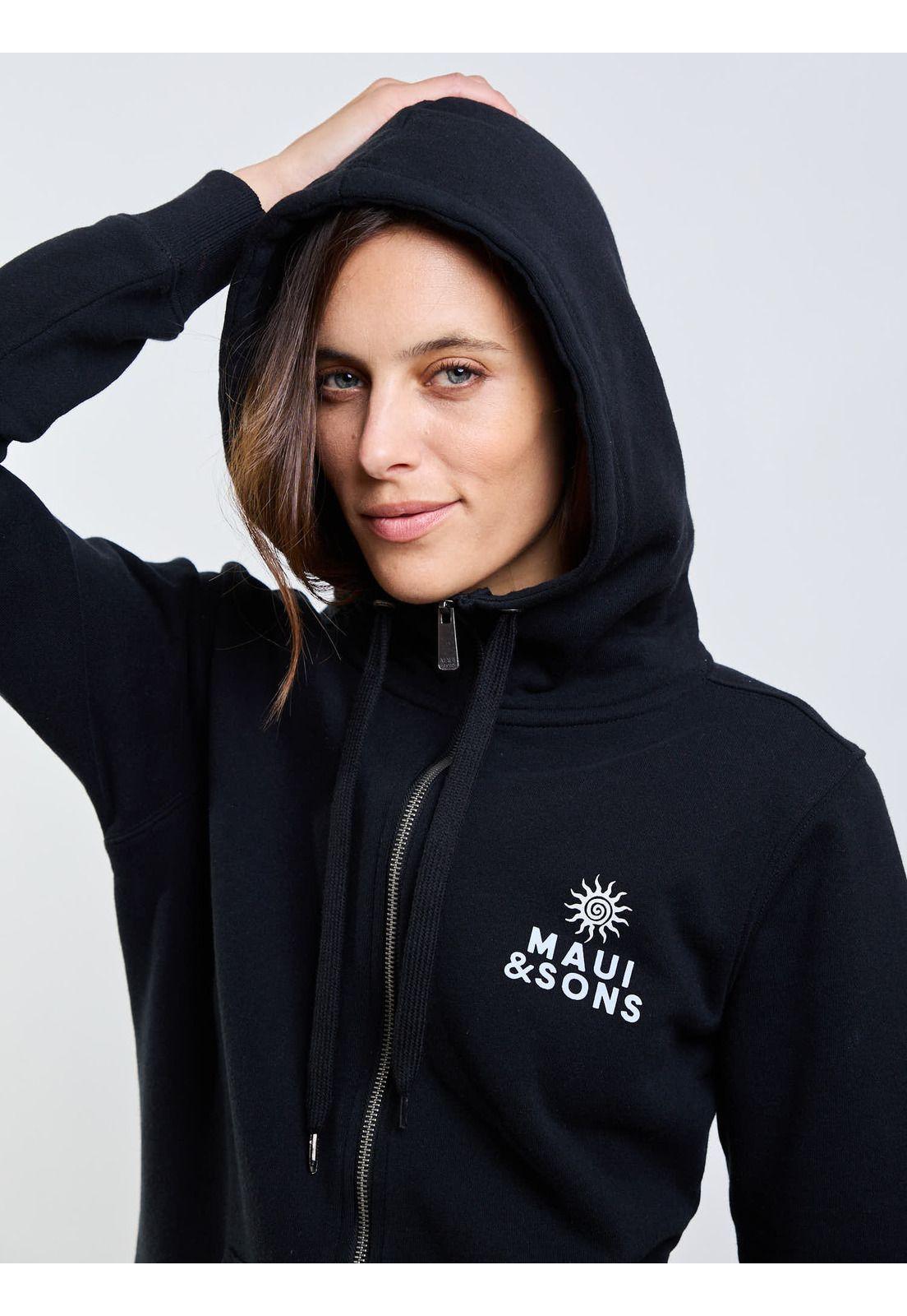 Poleron FZ Bora Bora Negro Mujer Maui And Sons-4