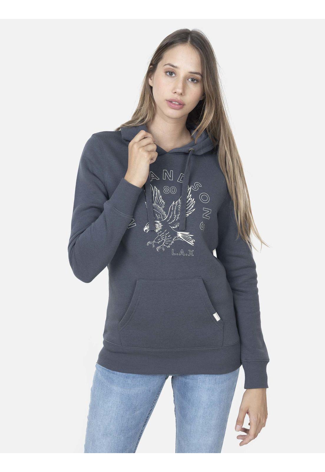 Canguro Mujer LAX EAGLE Gris Oscuro Maui and Sons-0