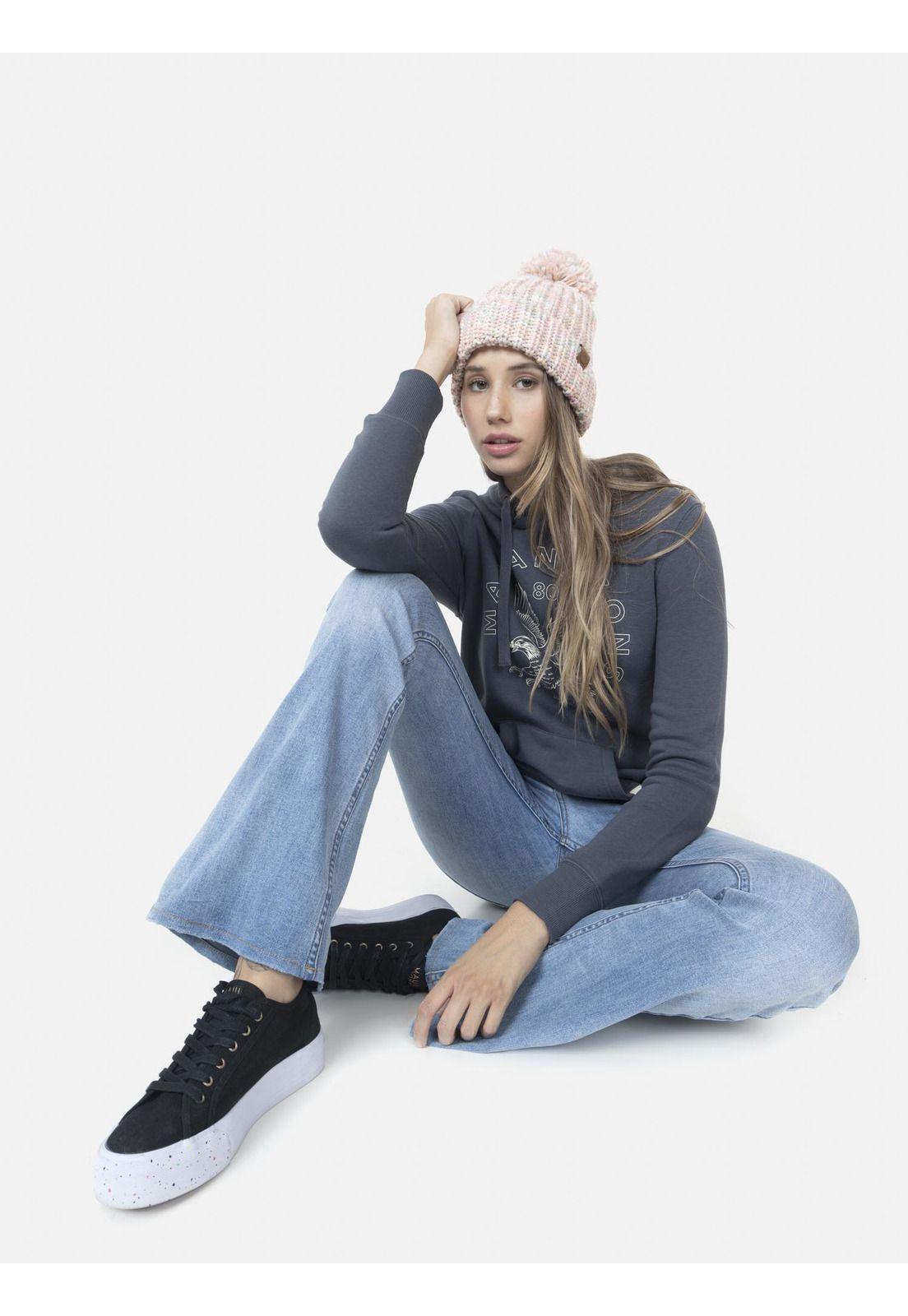 Canguro Mujer LAX EAGLE Gris Oscuro Maui and Sons-3