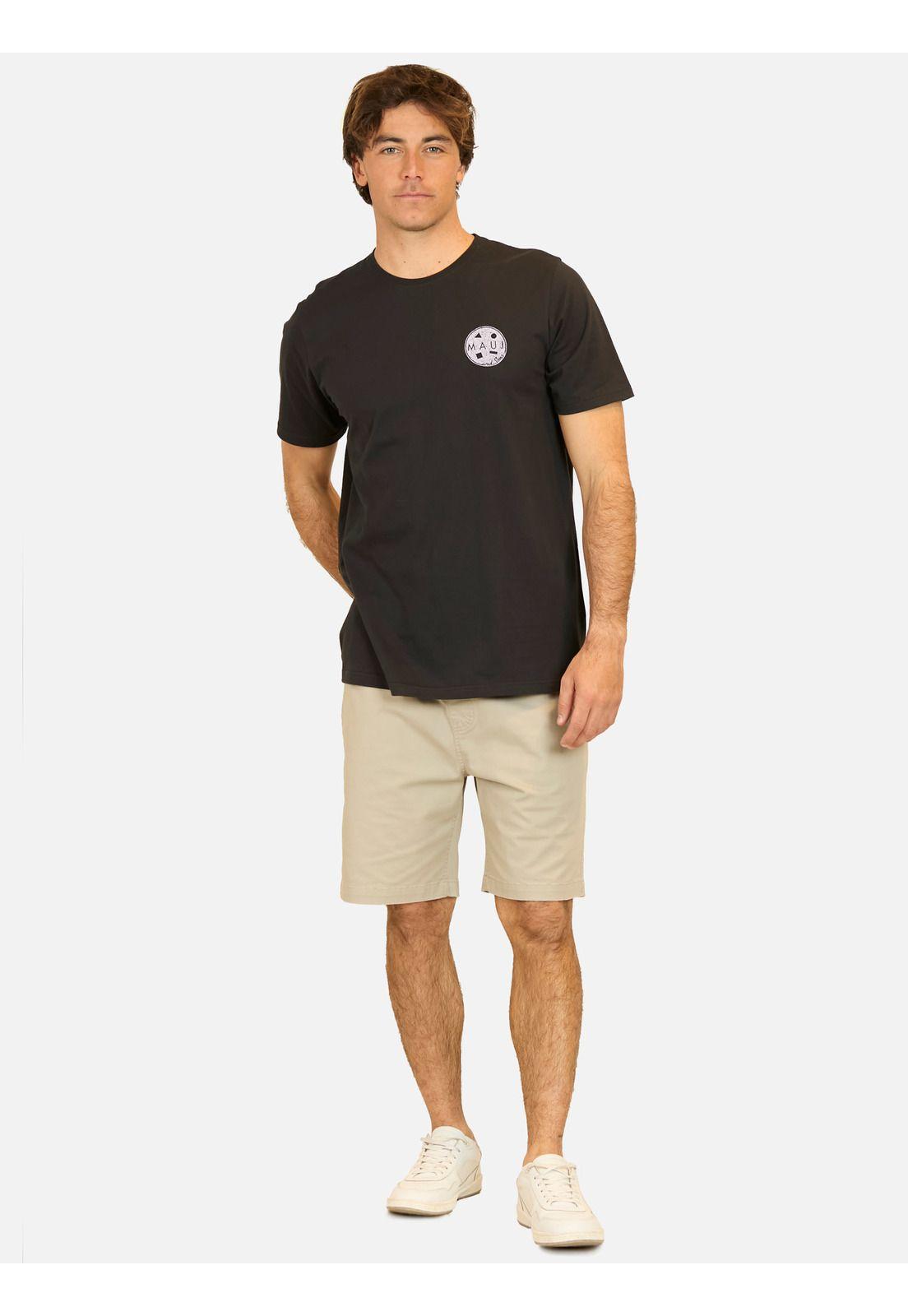 Bermuda Jogger Amaranto Beige Hombre Maui And Sons-2
