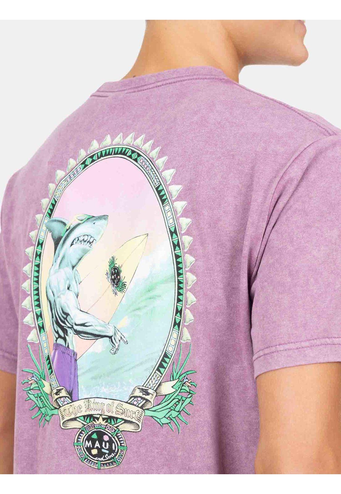 Polera MC Break Of Day Burdeo Infantil Maui And Sons-3