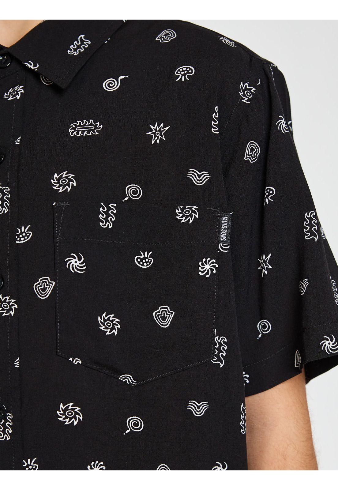 Camisa MC Palmy Multicolor Infantil Maui and Sons-4