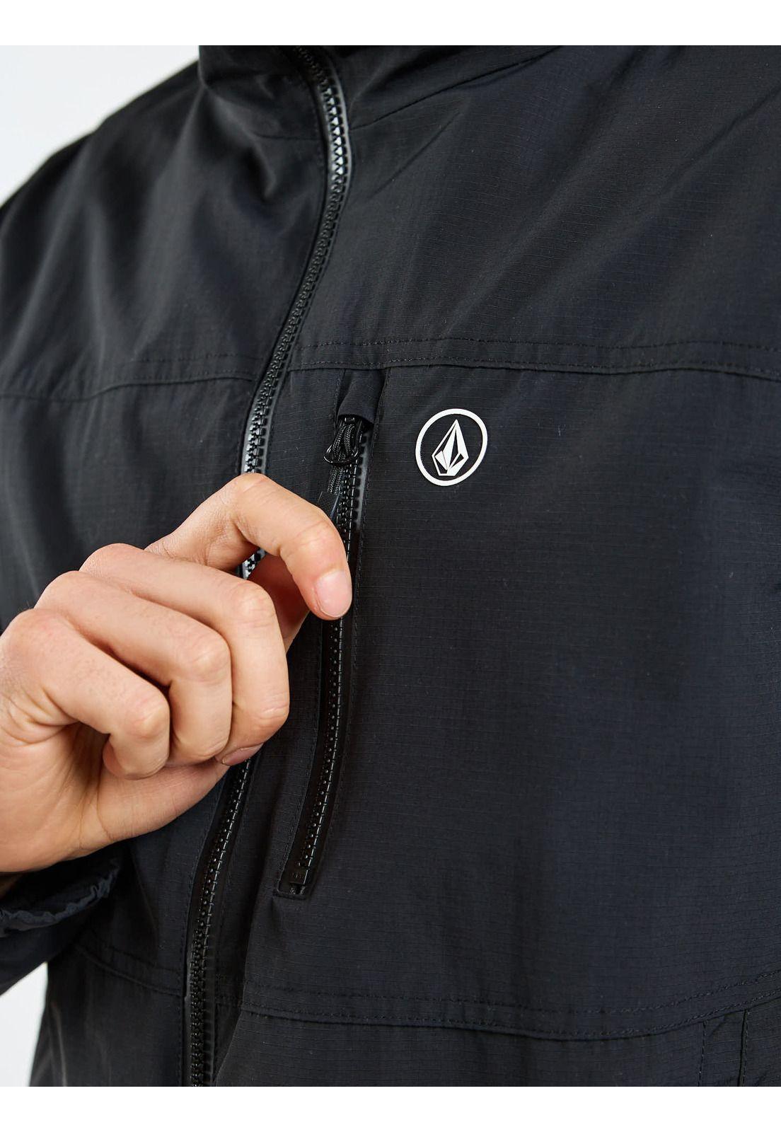 Cortaviento Pulse Negro Hombre Volcom-4