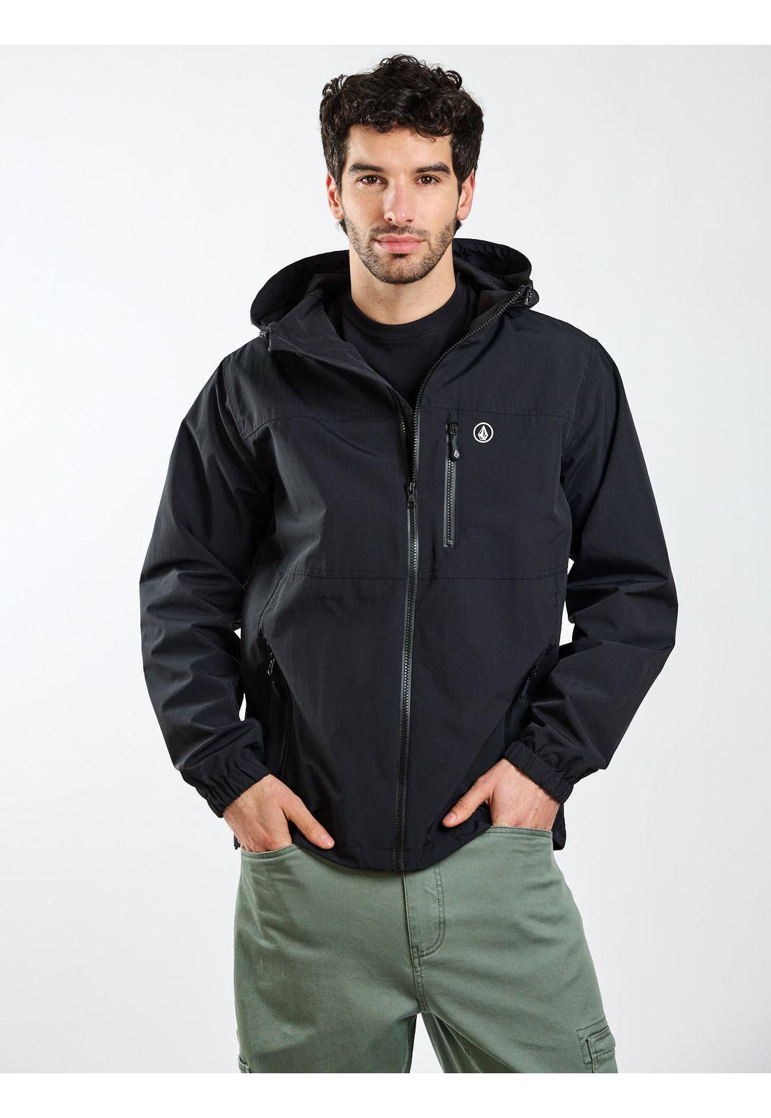 Cortaviento Pulse Negro Hombre Volcom-7