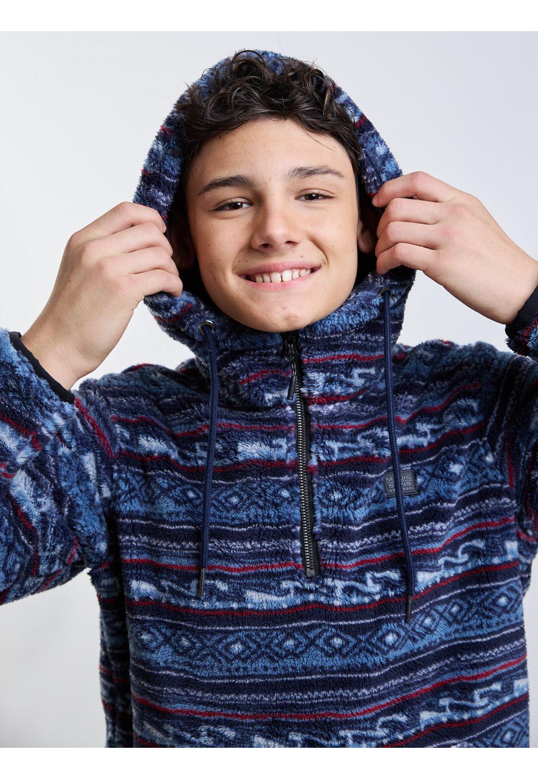 Poleron Chiporro Ancestral Multicolor Infantil Maui And Sons-3