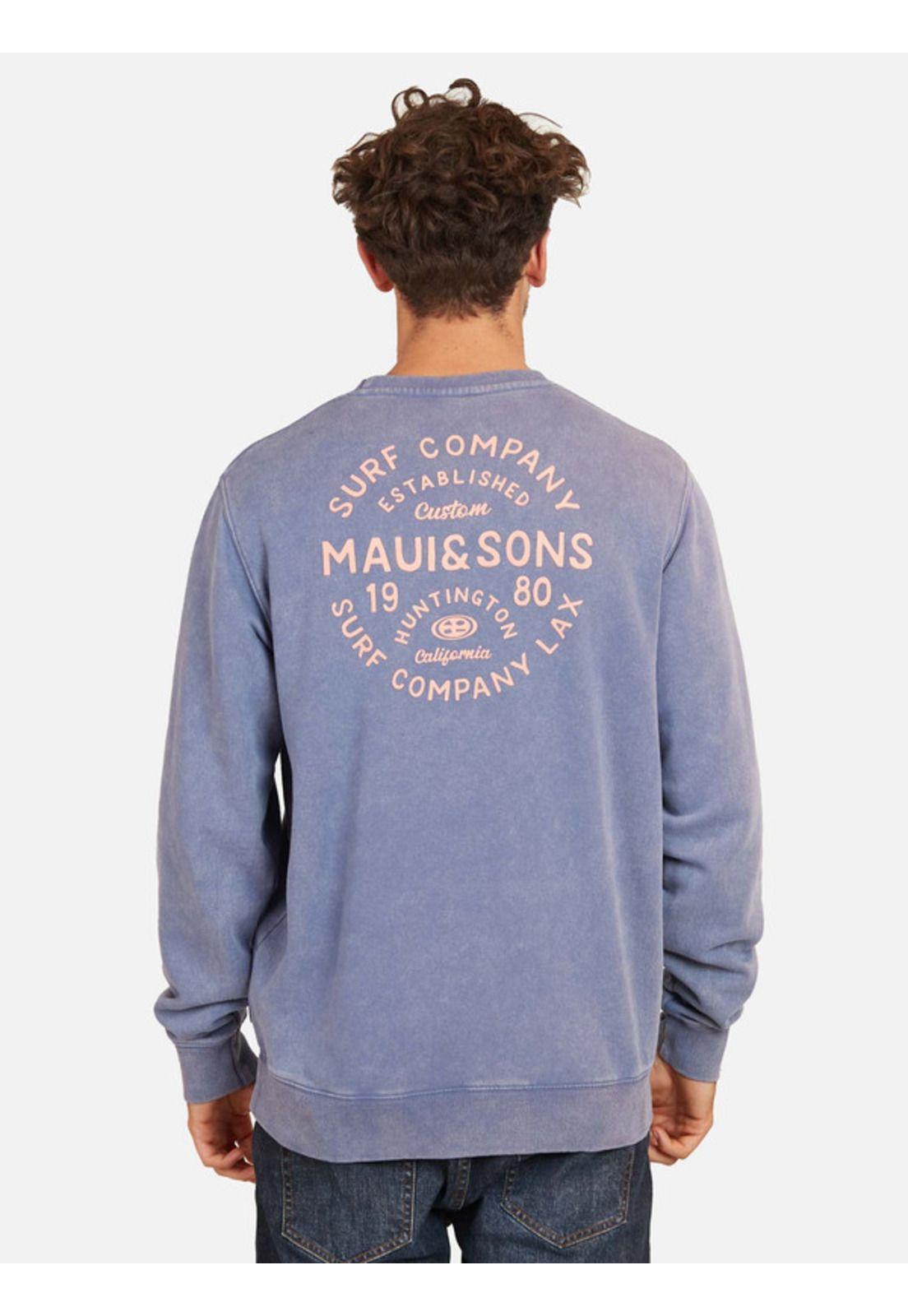 Poleron Surf Company Hombre Azul Maui And Sons-1