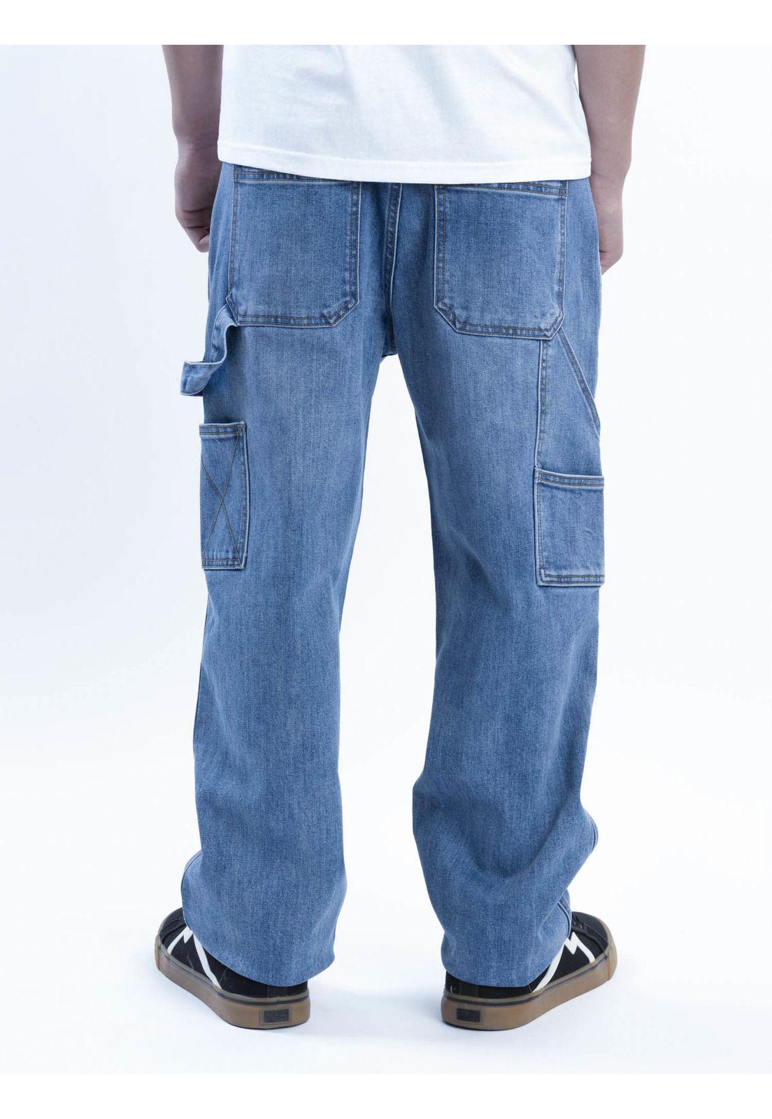 Pantalon Skylab Celeste Infantil Maui And Sons-2