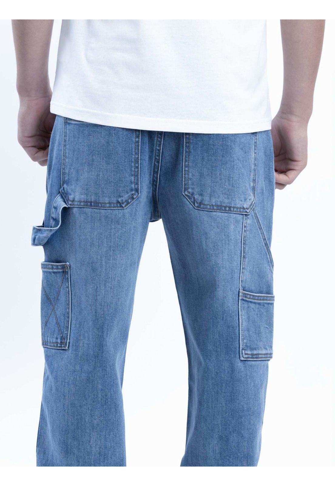 Pantalon Skylab Celeste Infantil Maui And Sons-4