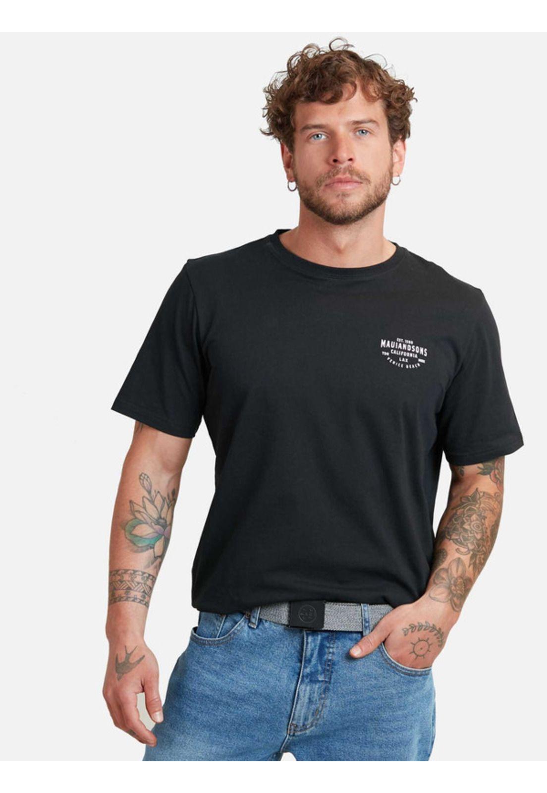 Pack Polera Cinturon Negro 5AV1765 Hombre Maui and sons-0