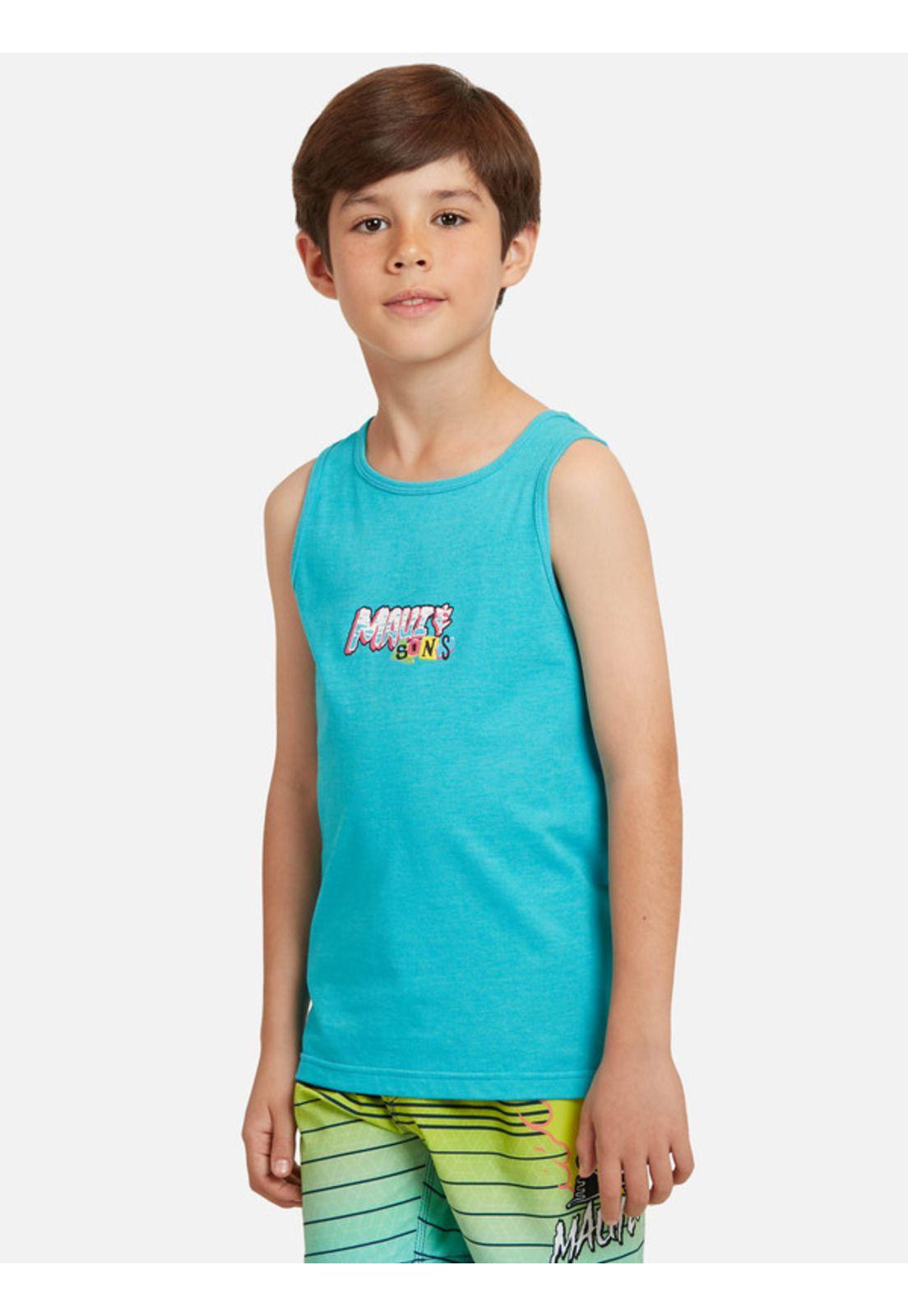 Polera My Vacations Niño Celeste Maui And Sons-0