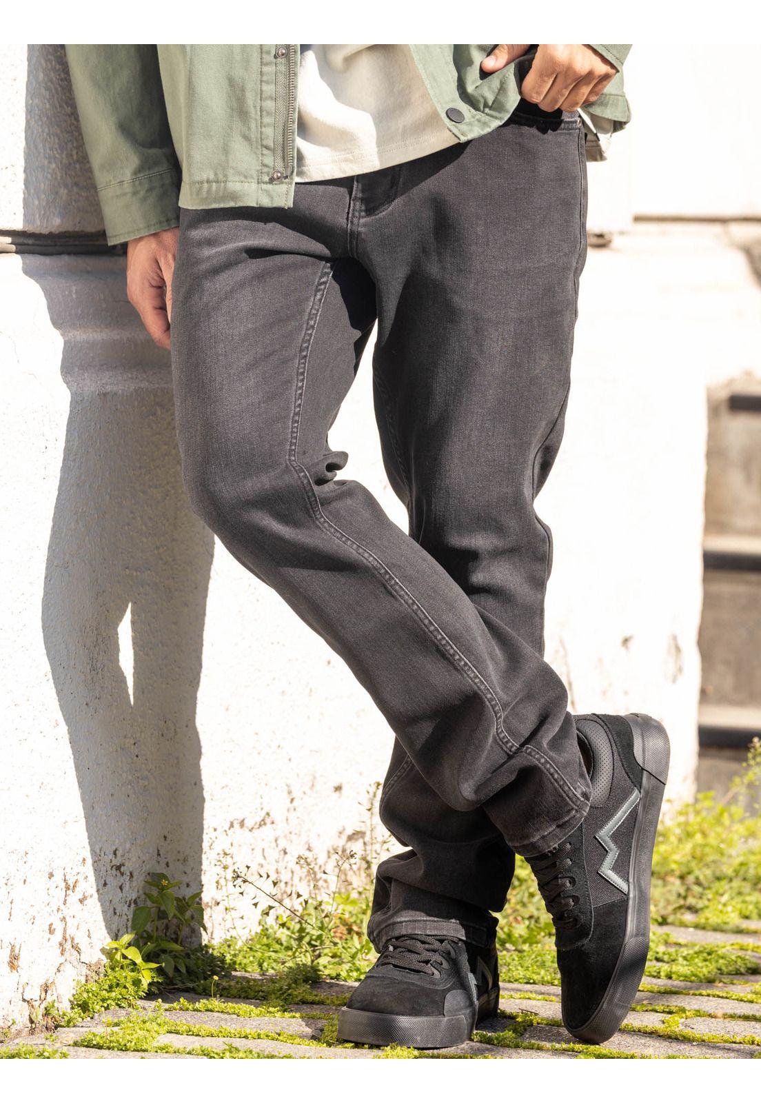 Jeans Keahi Negro Hombre Maui And Sons-0