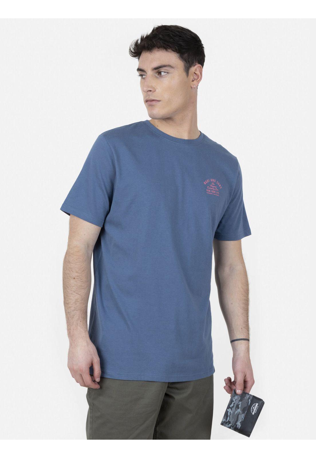 Pack Polera Billetera 5AV1559 Hombre Azul Maui and Sons-3