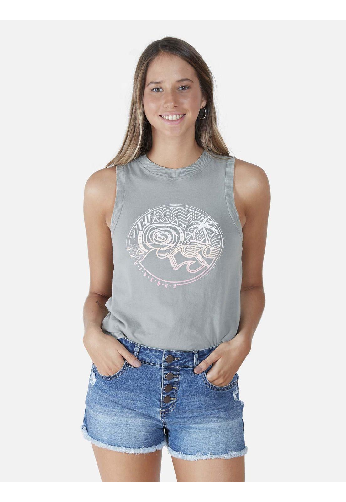 Polera  Mujer Verde 5P558-WV22 Maui And Sons-0