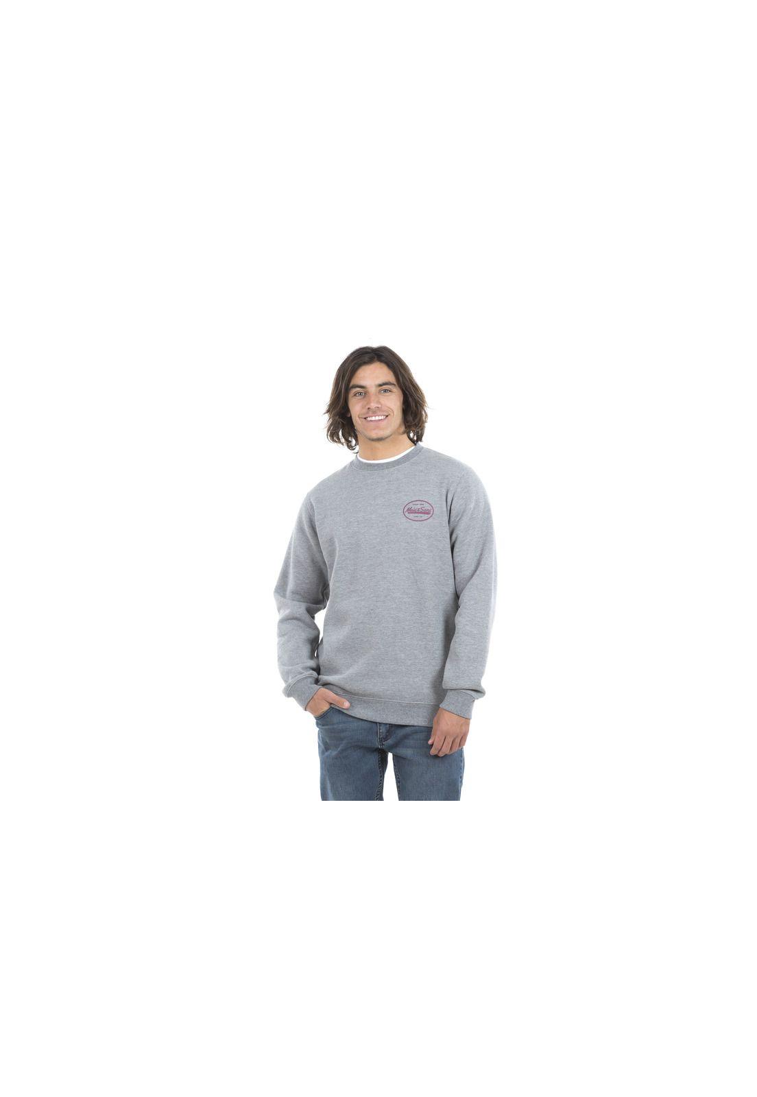 Poleron Cuello Redondo Hombre 5O965-MI20 Gris Maui and Sons-0