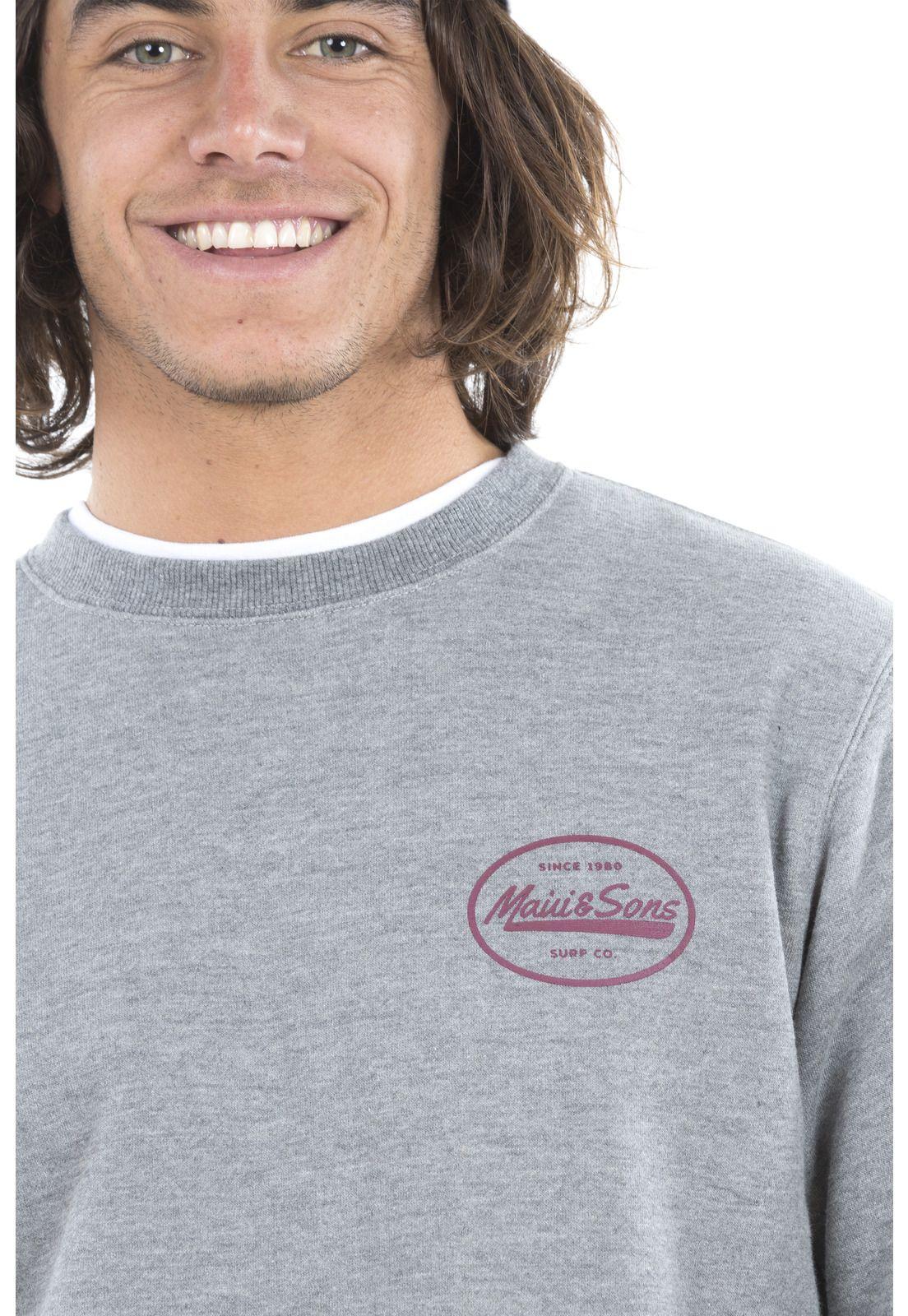 Poleron Cuello Redondo Hombre 5O965-MI20 Gris Maui and Sons-2
