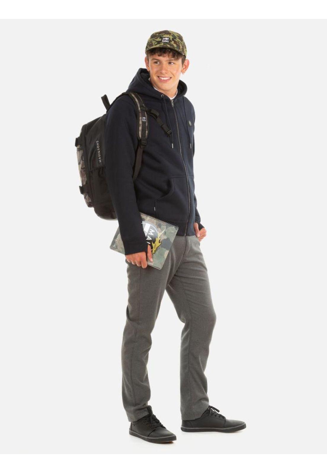 Poleron Escolar Fabu Juvenil Azul Maui and Sons-3