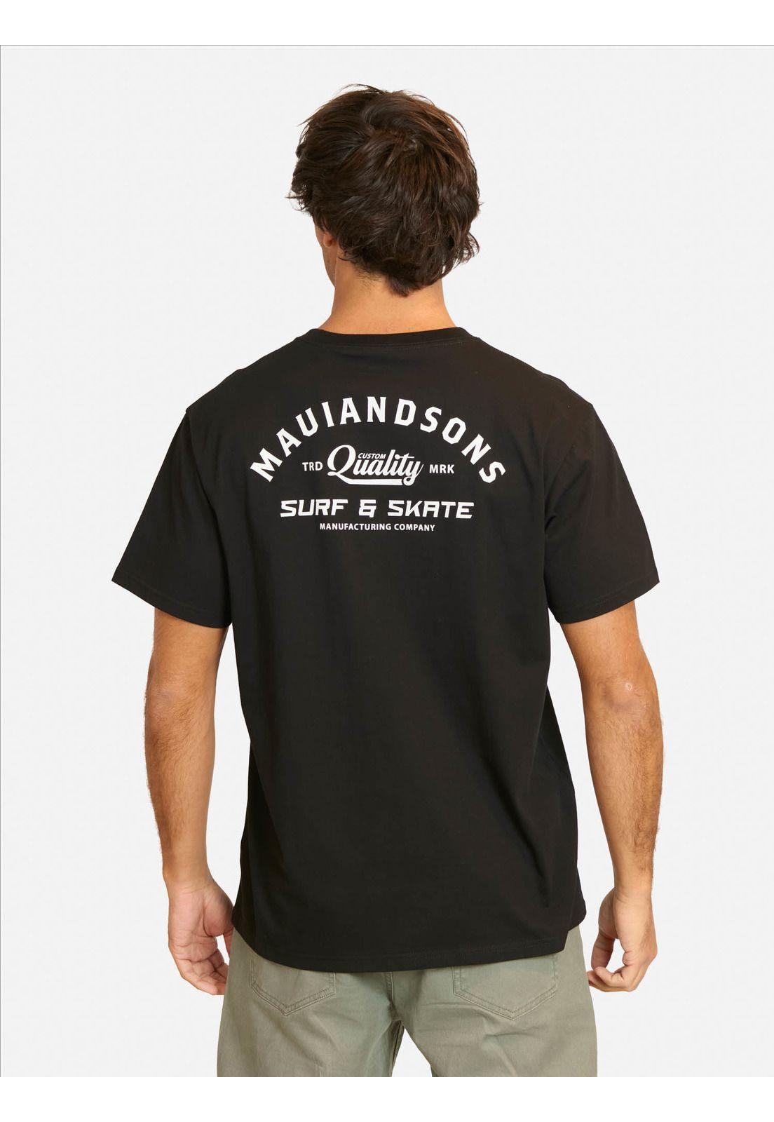 Polera MC Fuciju Negro Hombre Maui And Sons-1