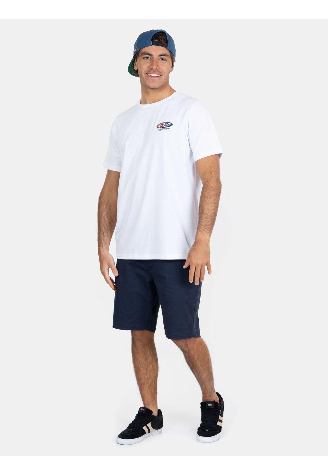 Polera MC Old School Beach Blanco Hombre Maui And Sons-3