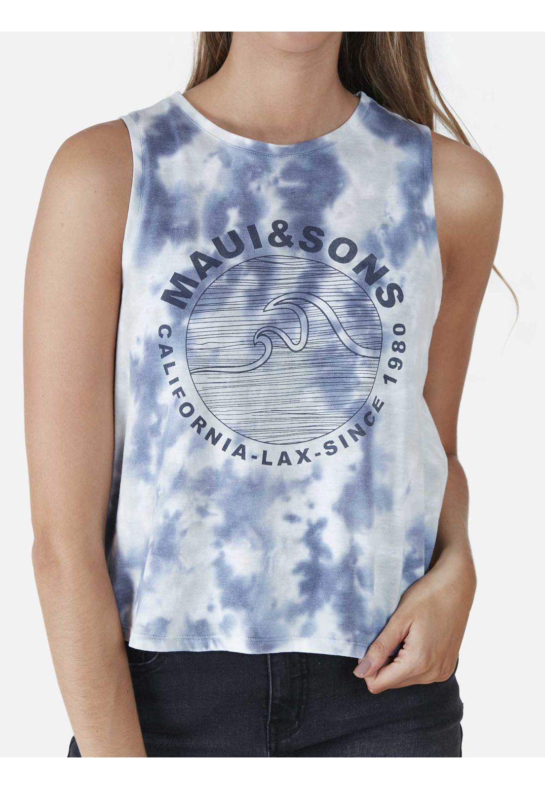 Polera  Mujer Morado 5P621-WV22 Maui And Sons-2