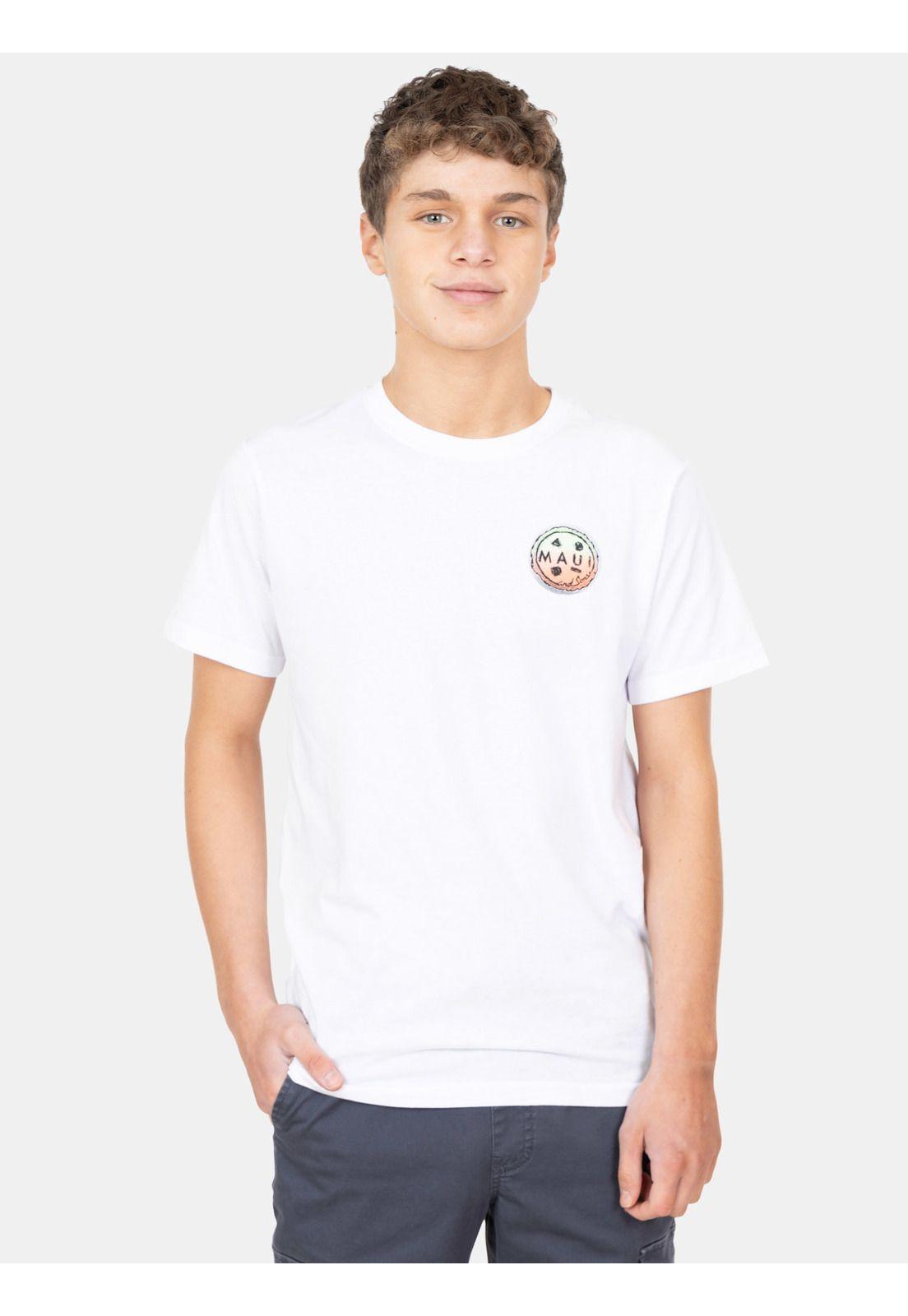 Polera MC Vintage Gradient Blanco Infantil Maui And Sons-0