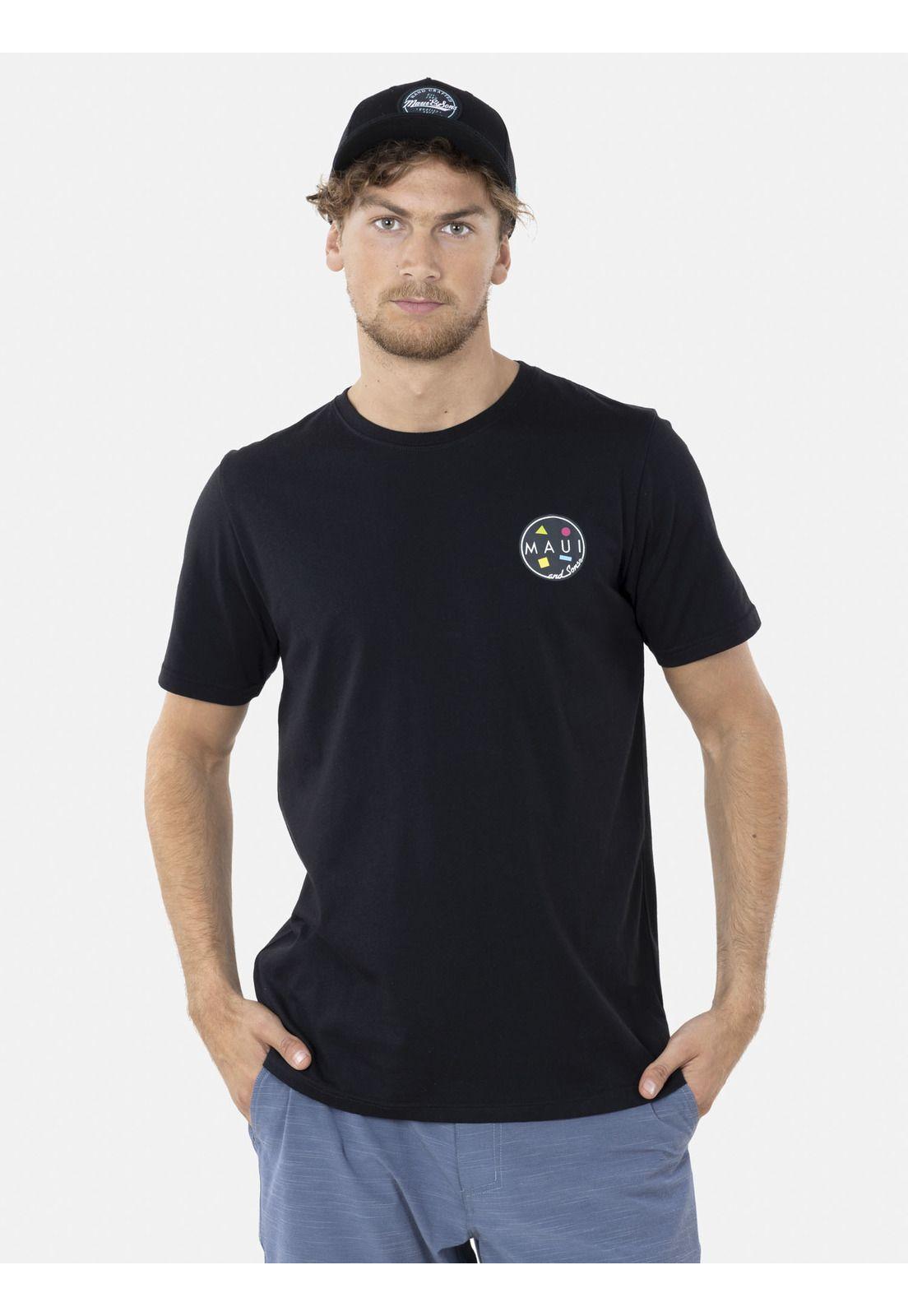 Polera COOKIE Hombre Negro Maui and Sons-0