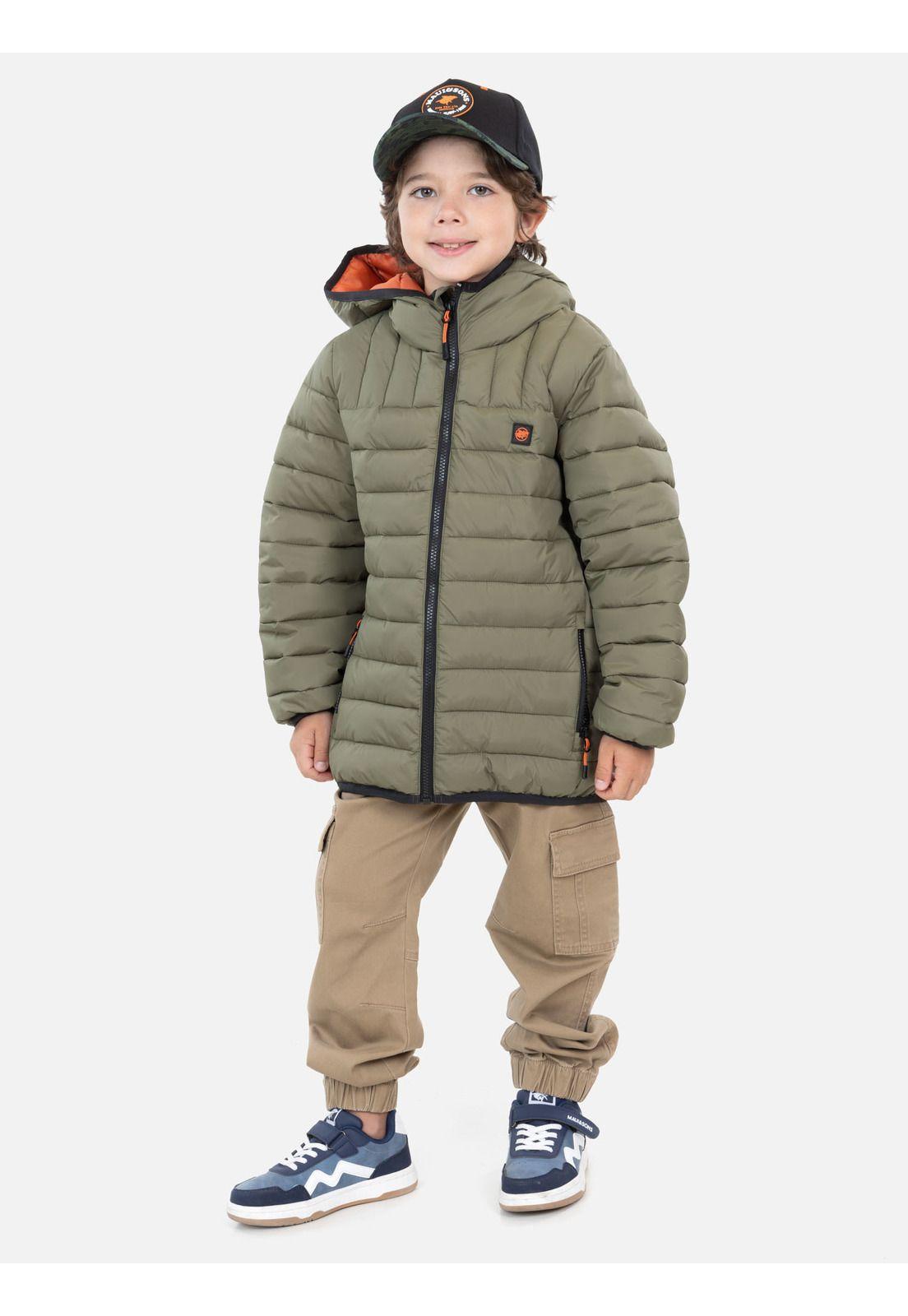 Parka Brave Infantil Verde Maui And Sons-3