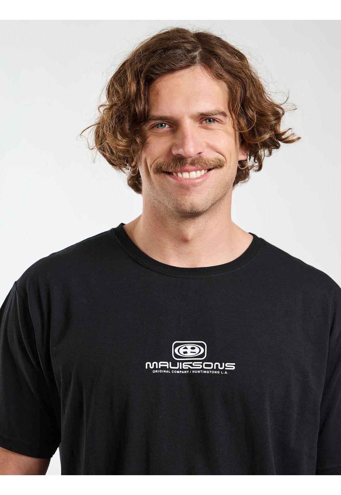 Polera MC Vibes Negro Hombre Maui and Sons-3