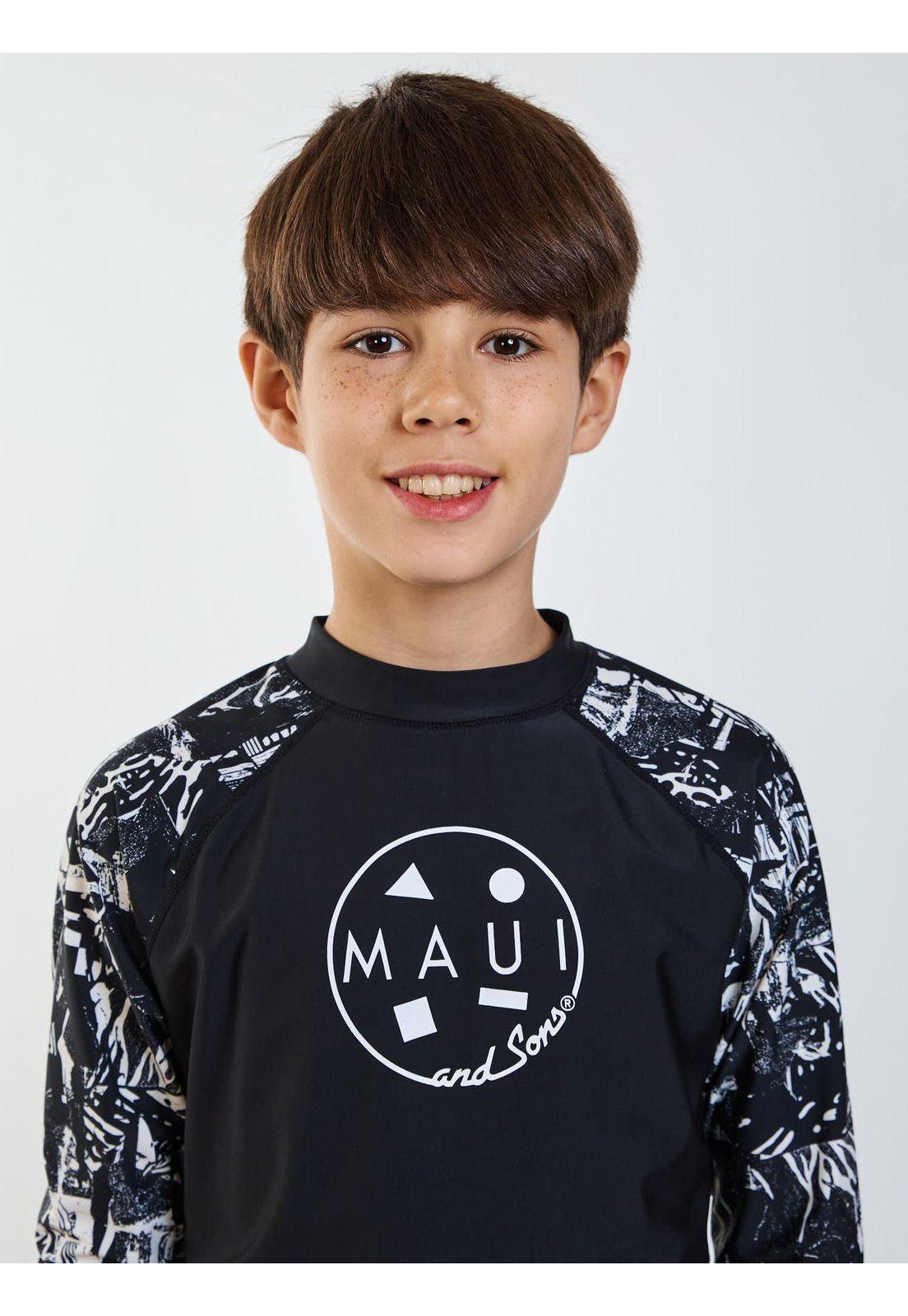 Polera UVP Breeze Multicolor Infantil Maui and Sons-3