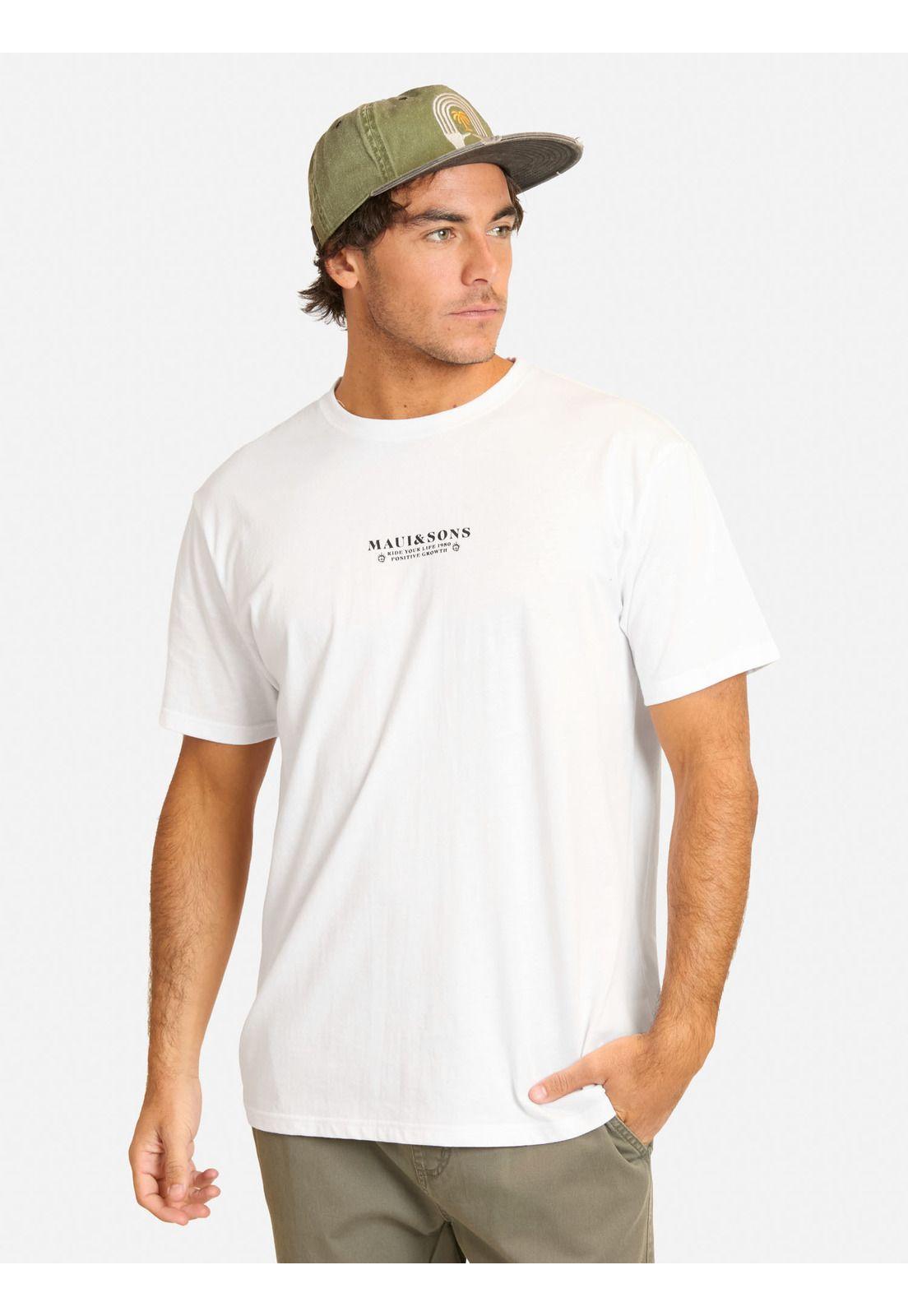 Polera MC Nekodu Blanco Hombre Maui And Sons-3