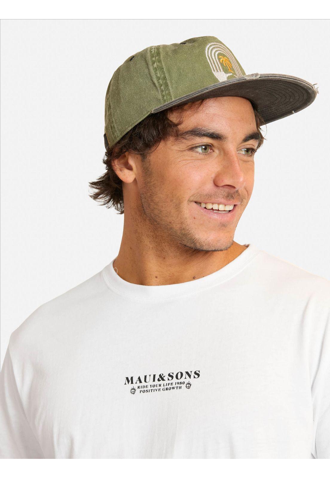 Polera MC Nekodu Blanco Hombre Maui And Sons-5