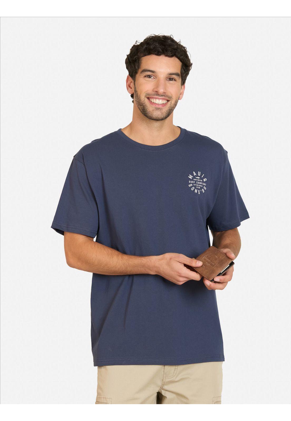 Pack Polera Cinturon Falu Azul Hombre Maui And Sons-0