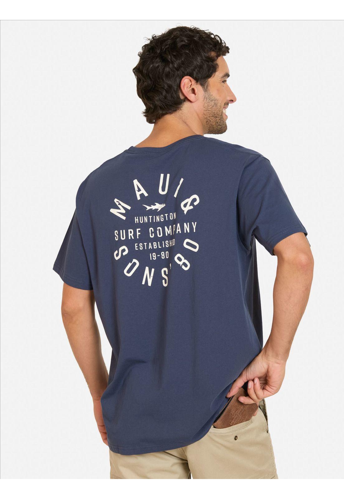 Pack Polera Cinturon Falu Azul Hombre Maui And Sons-1