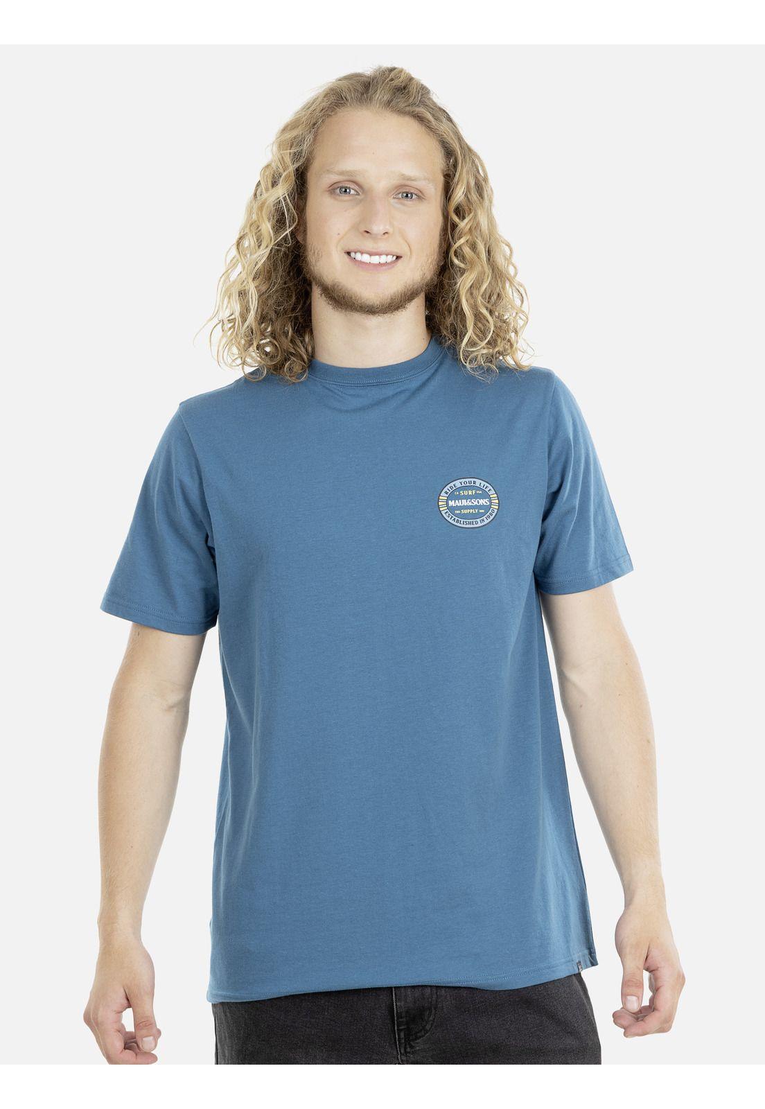 Polera M/C Hombre 5P396-MI21 Azul Maui and Sons-0