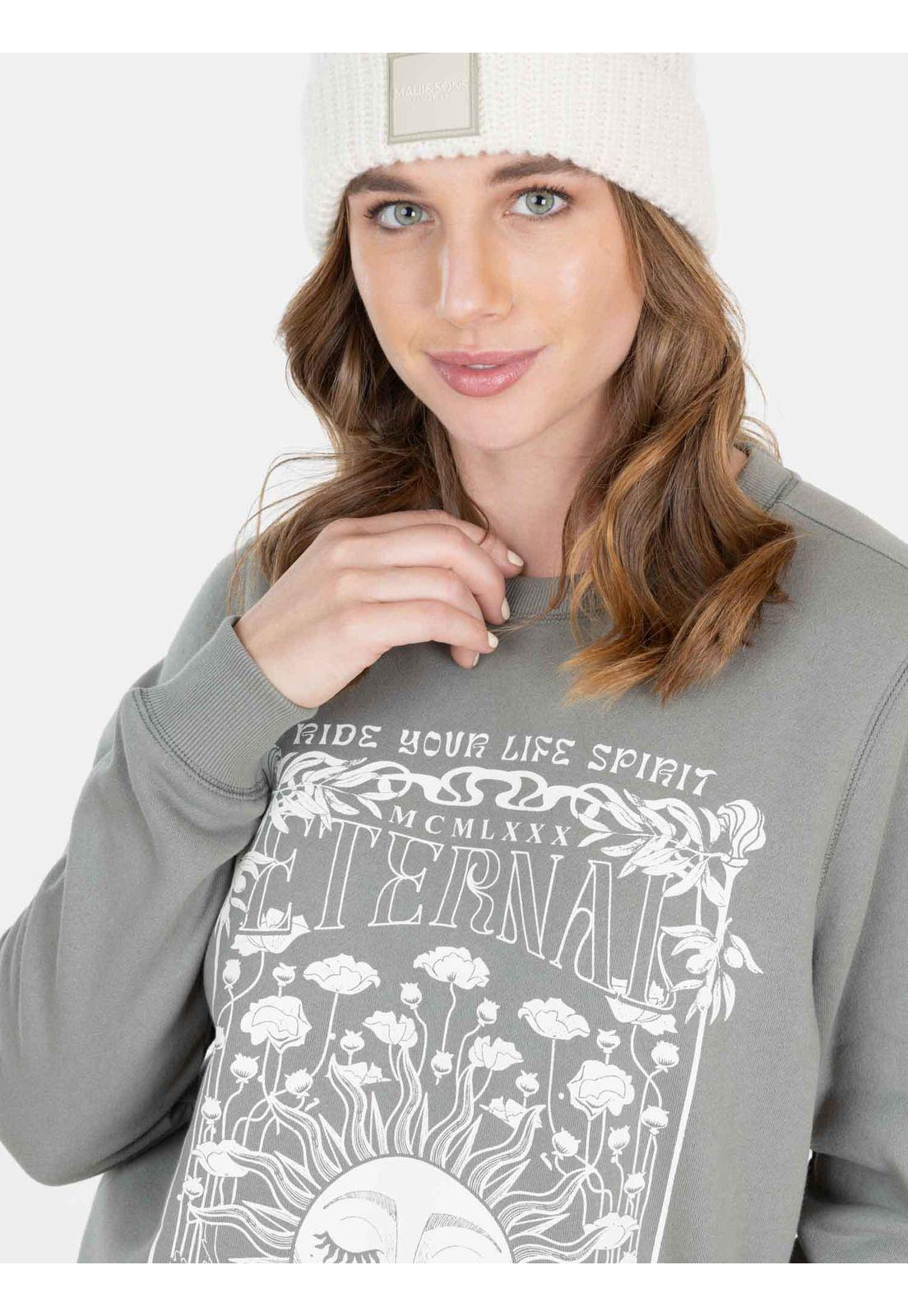 Poleron Eternal Rising Sun  Verde Mujer Maui And Sons-2