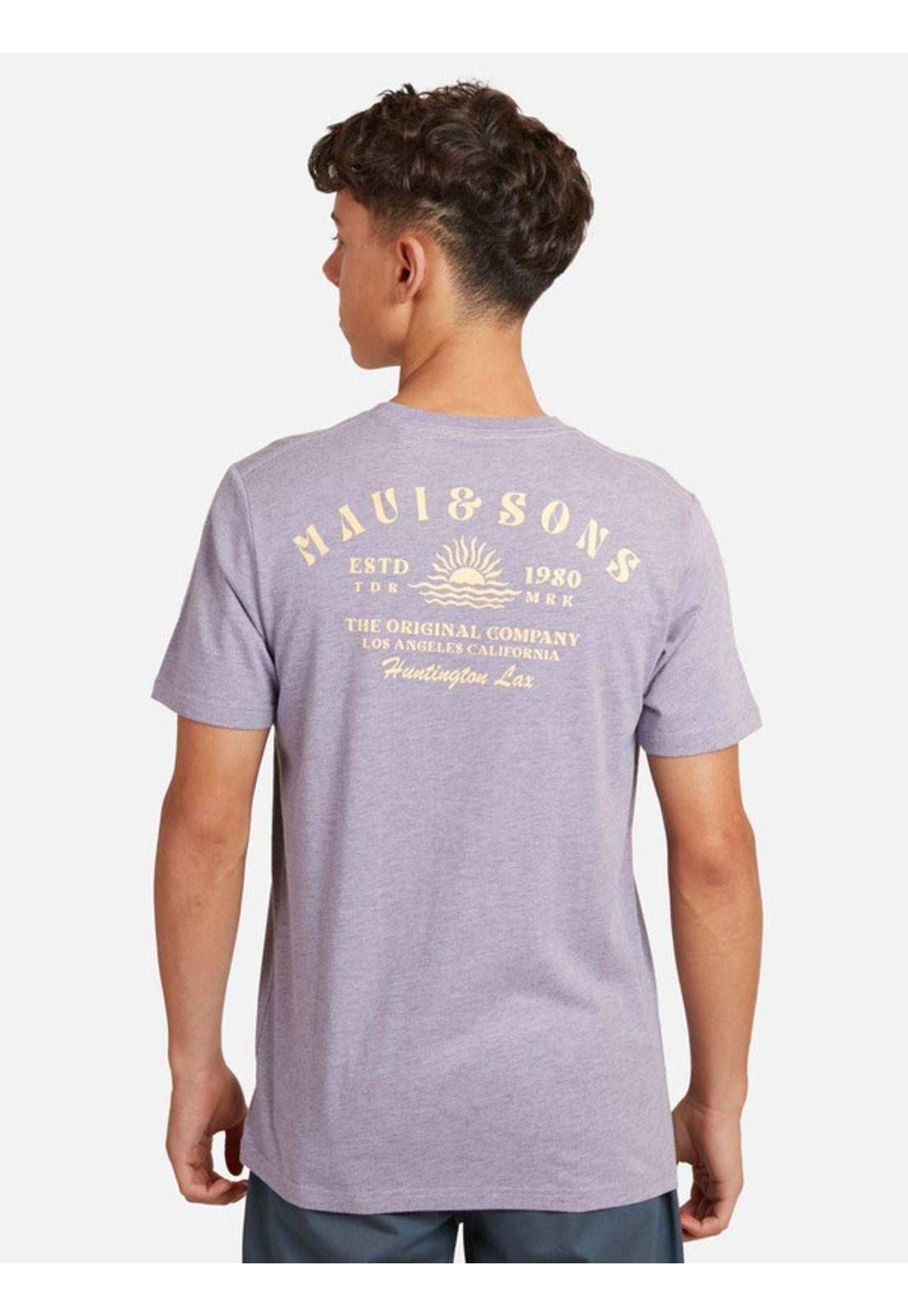 Polera To Sun Ray Yng Juvenil Hombre Morado Maui And Sons-1
