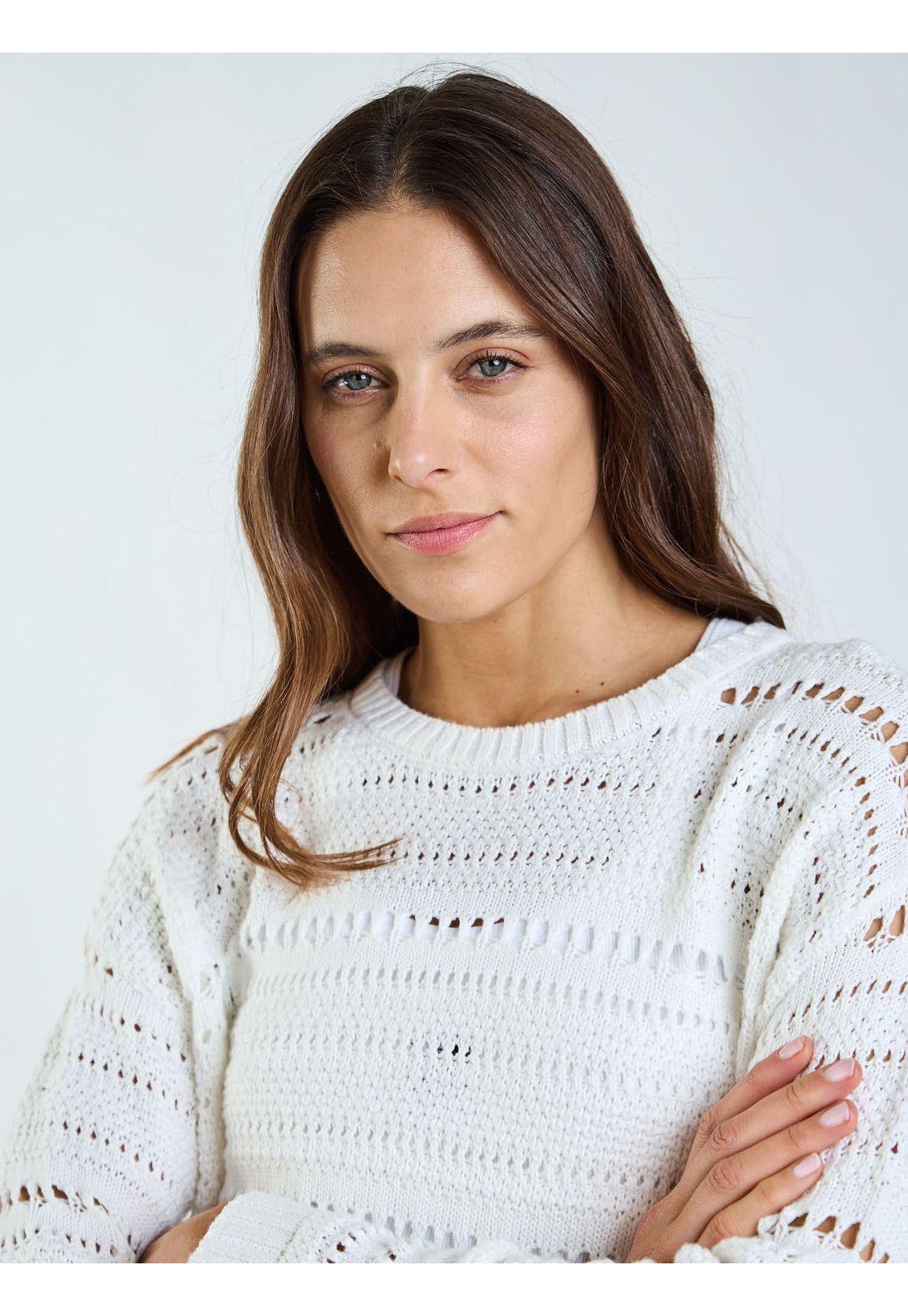 Sweater Luma Blanco Mujer Maui and Sons-3