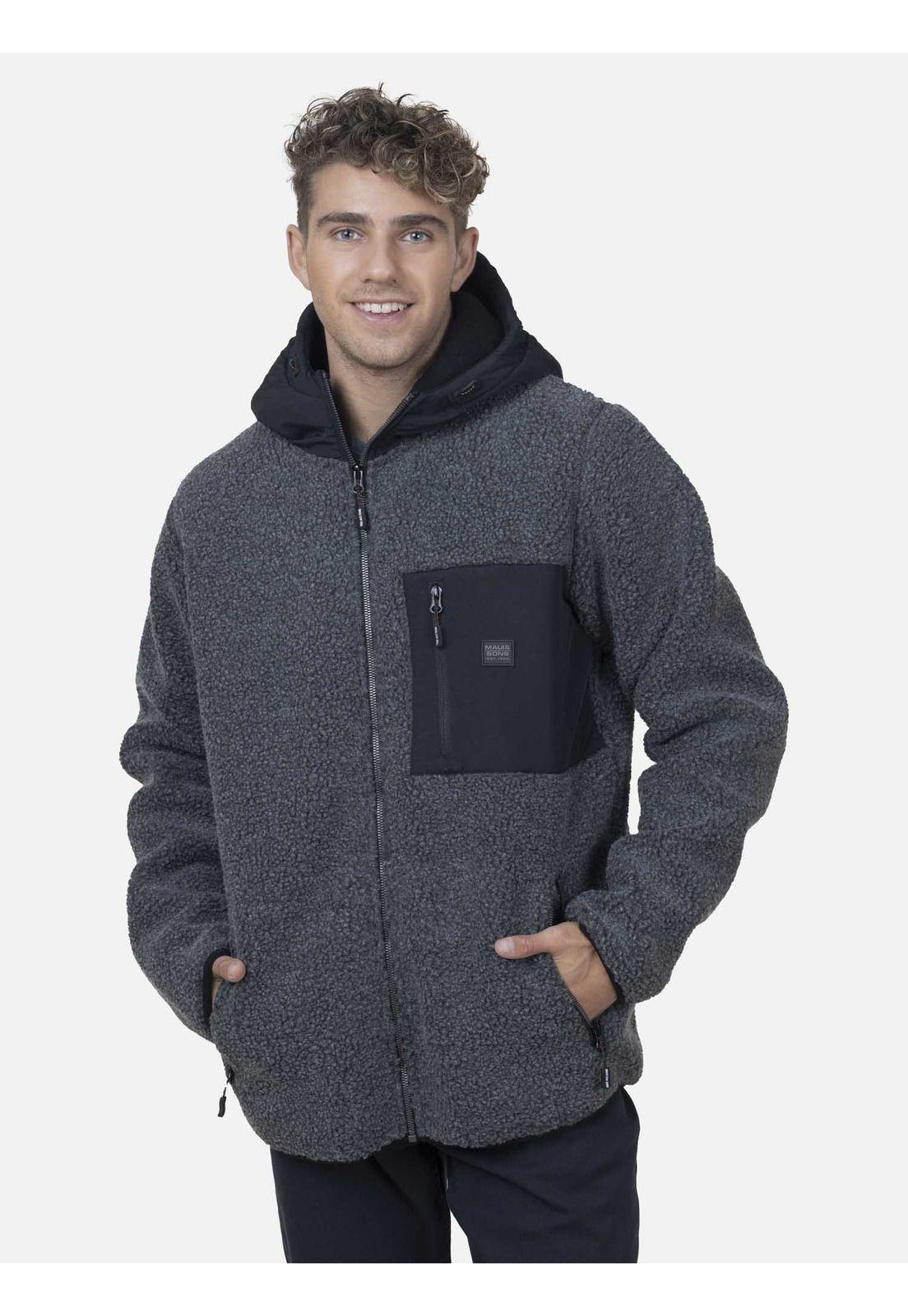 Fullzipper Hombre 5O371-MI22 Gris Oscuro Maui and Sons-0