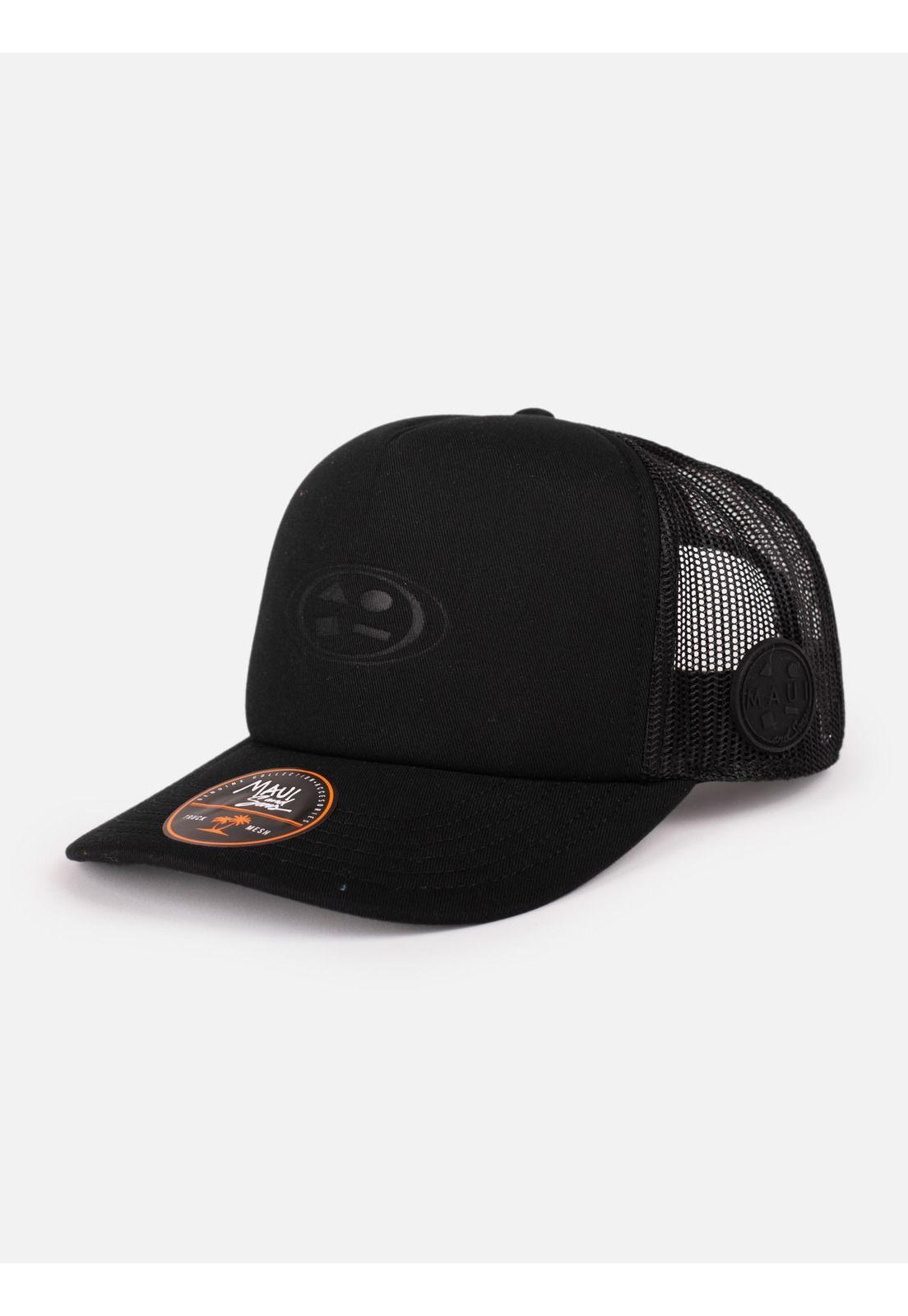 Jockey Mesh Oval Trucker Negro Hombre Maui And Sons-2