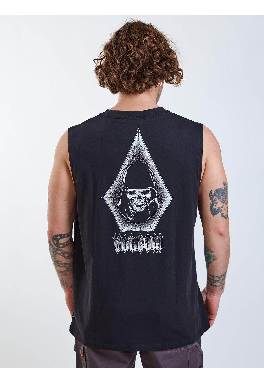 Polera SM Disorder Negro Hombre Volcom-2