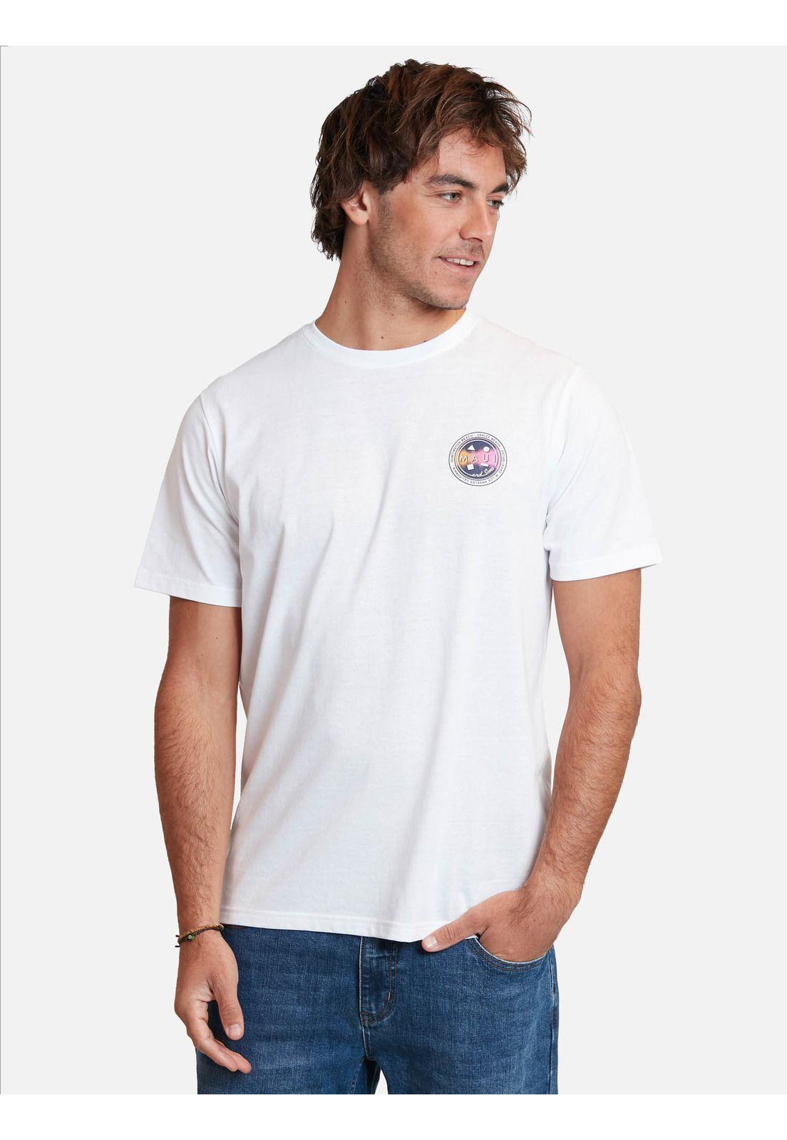 Polera cookie vintage gradient ss tees Blanco Hombre Maui And Sons-0