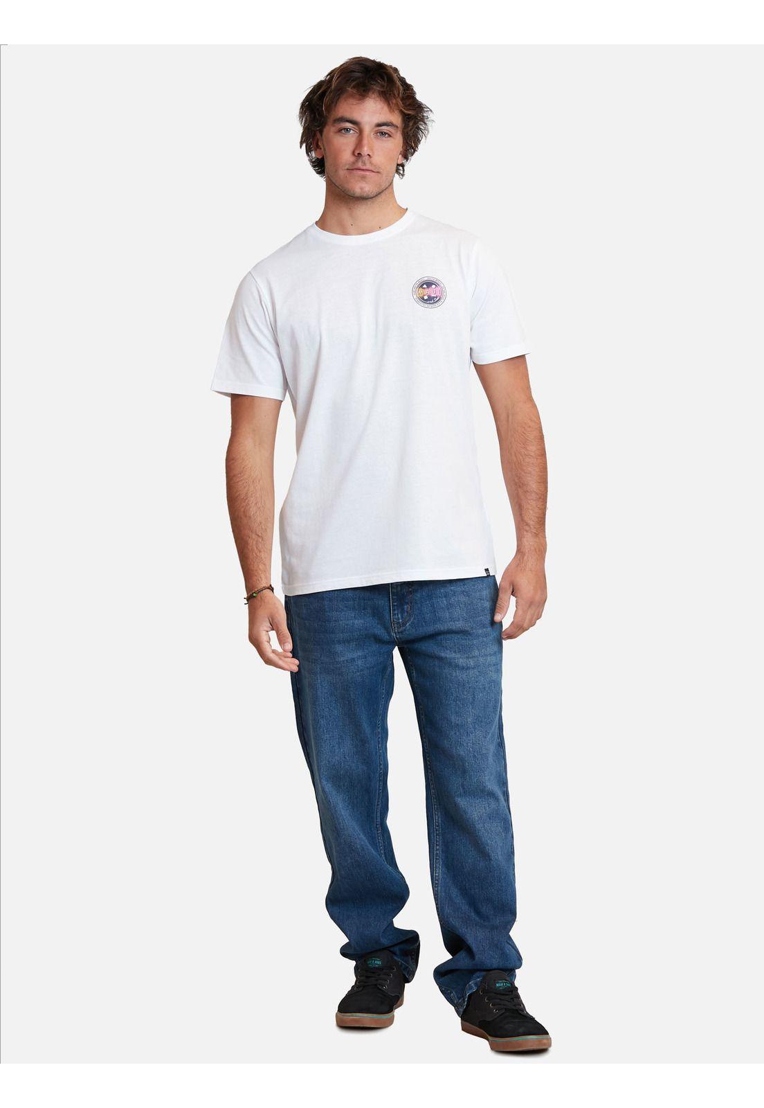 Polera cookie vintage gradient ss tees Blanco Hombre Maui And Sons-3