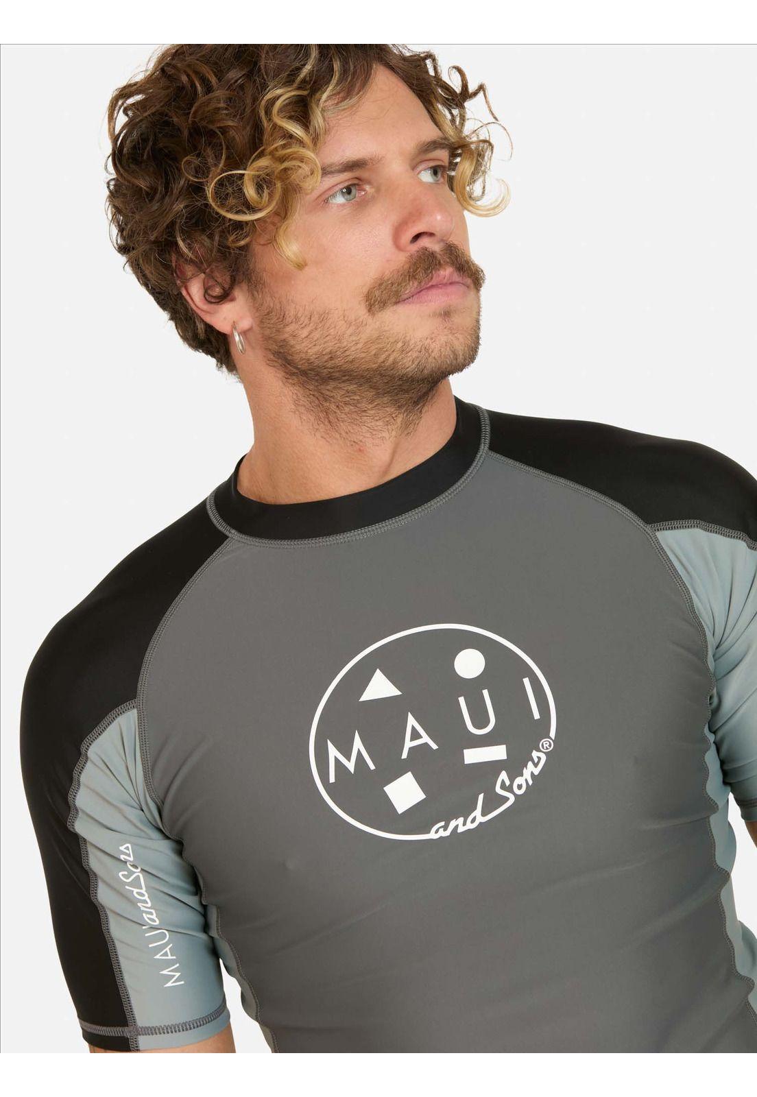 Polera UVP Zairu Gris Hombre Maui And Sons-2