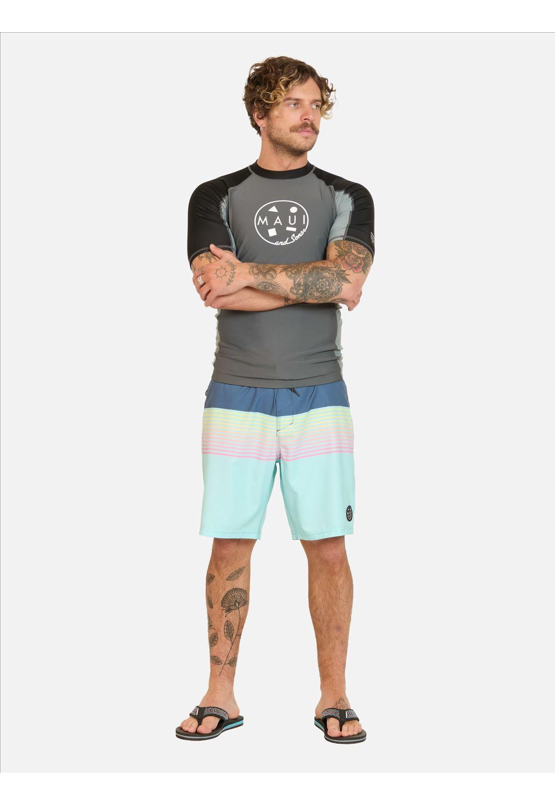 Polera UVP Zairu Gris Hombre Maui And Sons-3