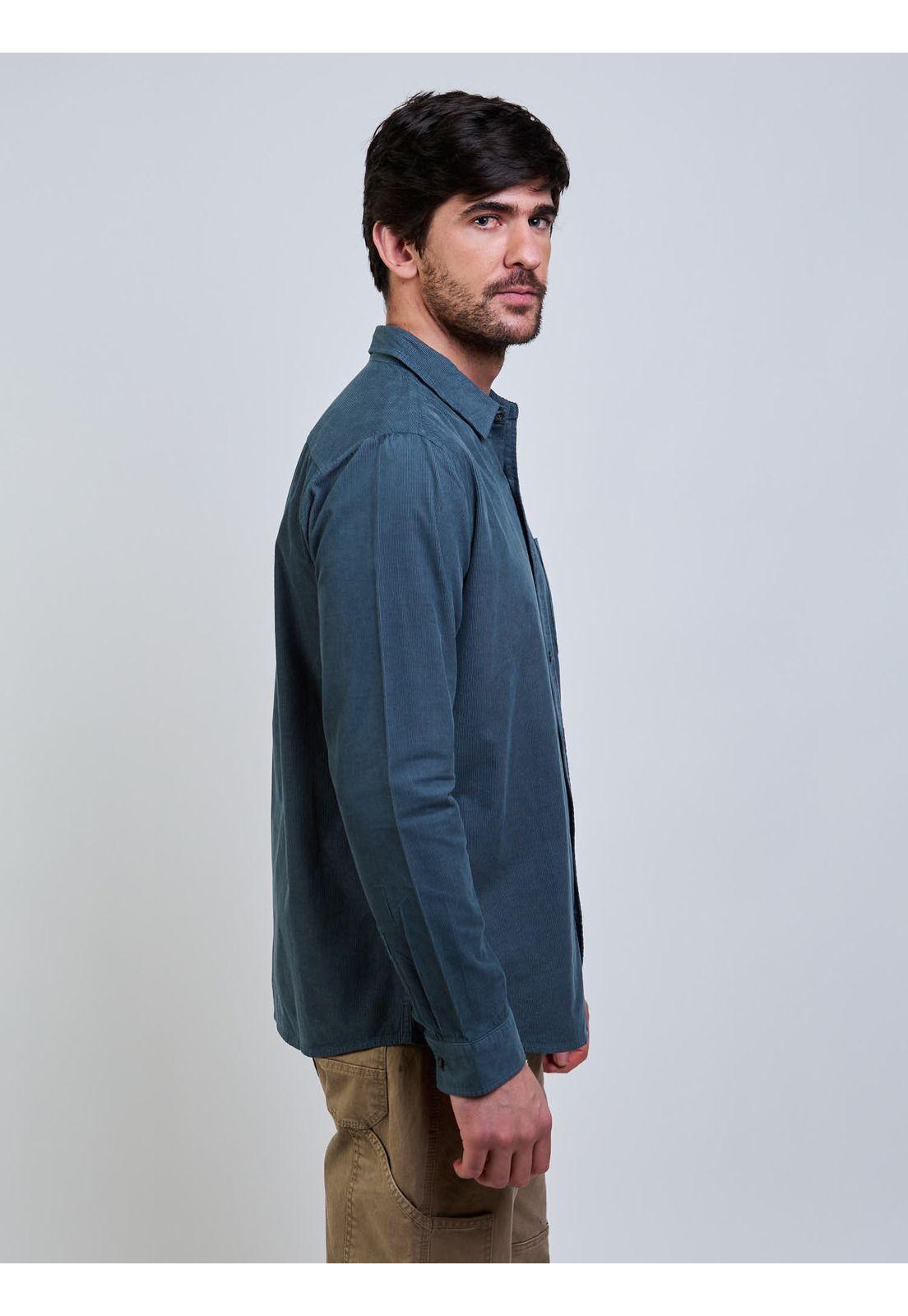 Camisa ML Nitro Azul Hombre Volcom-2