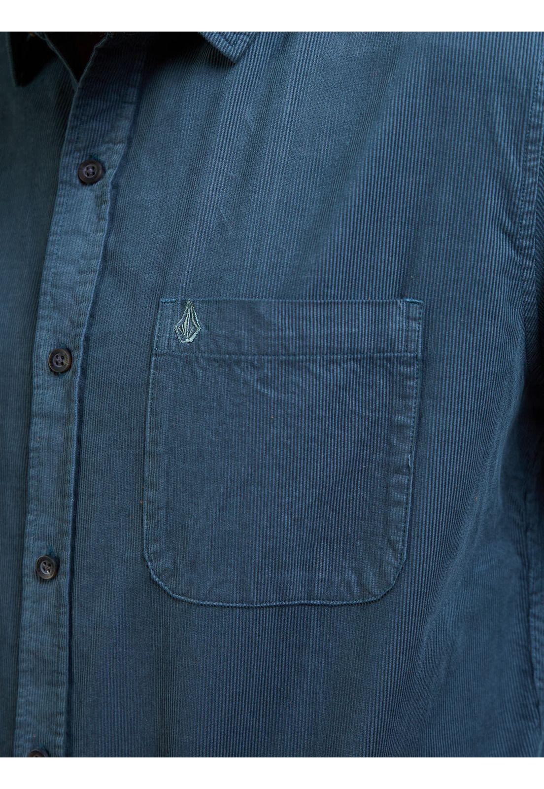 Camisa ML Nitro Azul Hombre Volcom-4