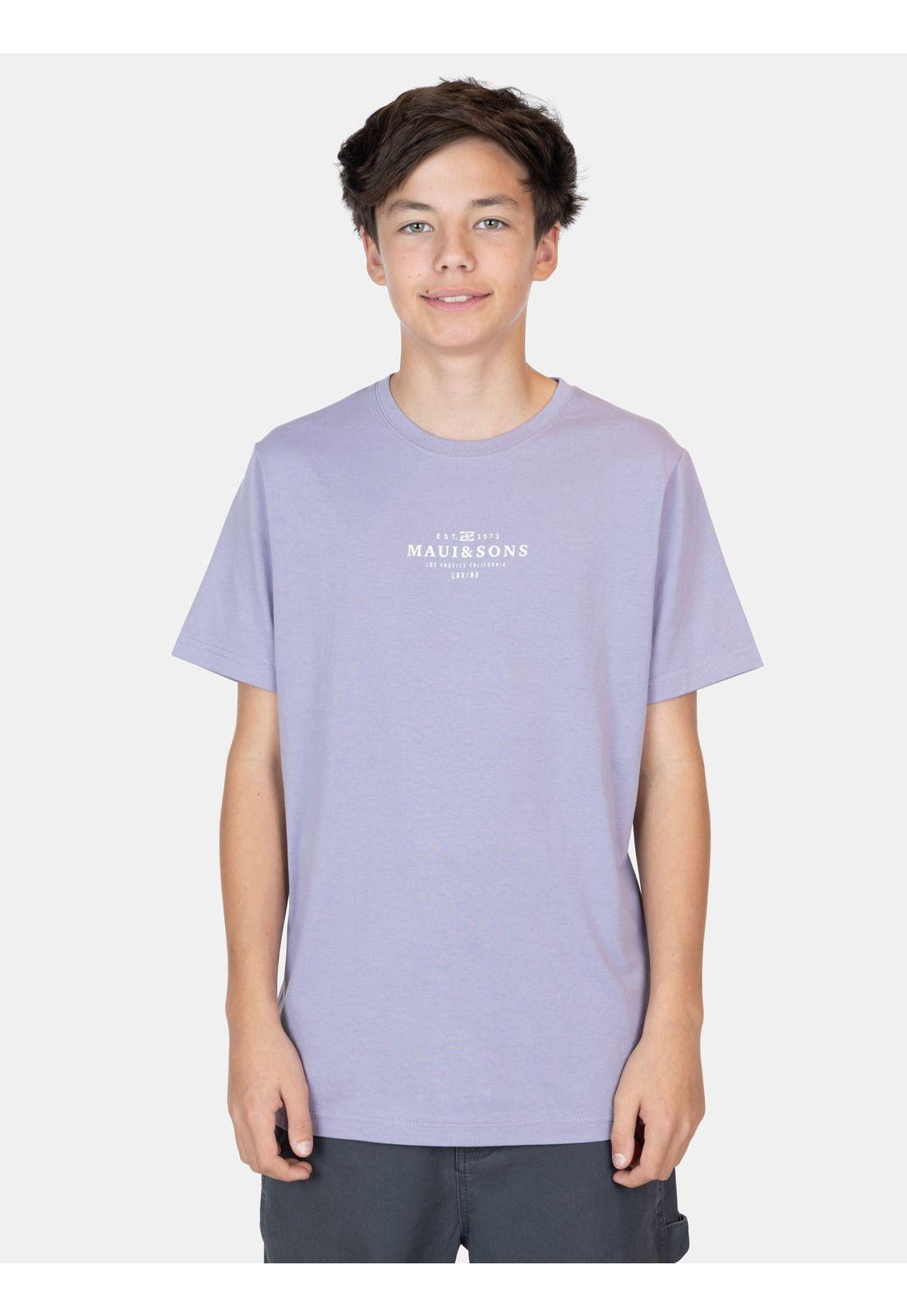 Polera MC MarLibre Morado Infantil Maui And Sons-0
