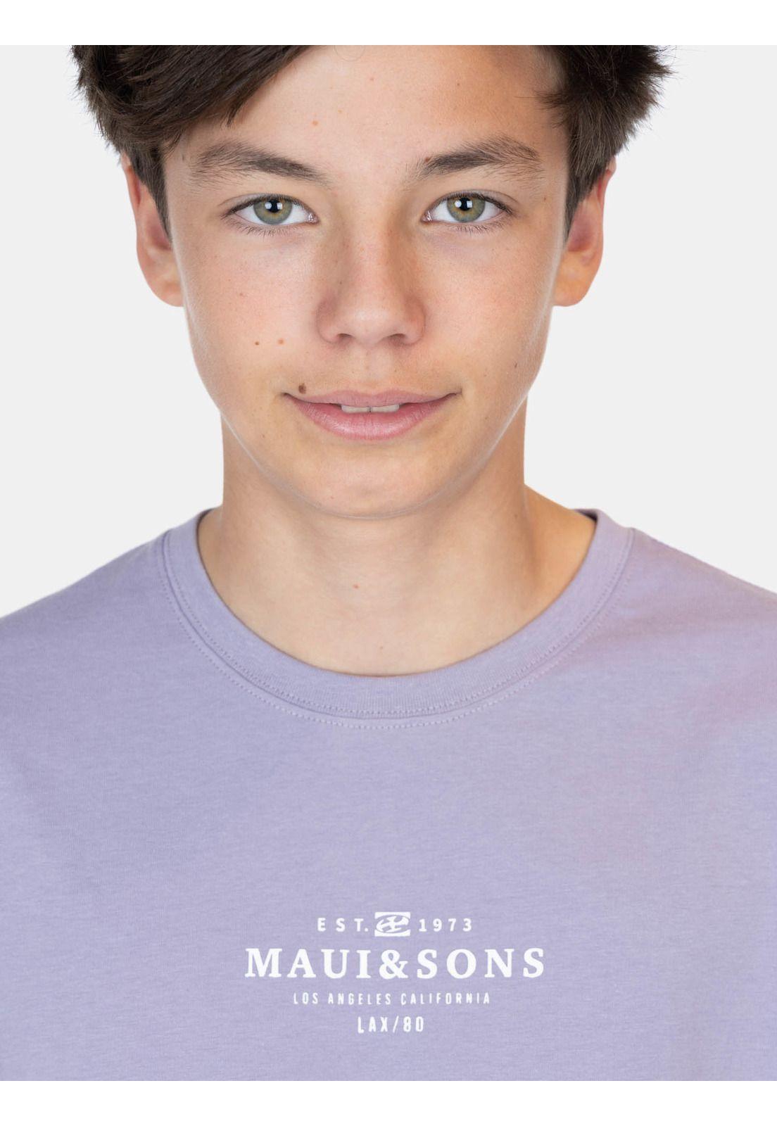 Polera MC MarLibre Morado Infantil Maui And Sons-2